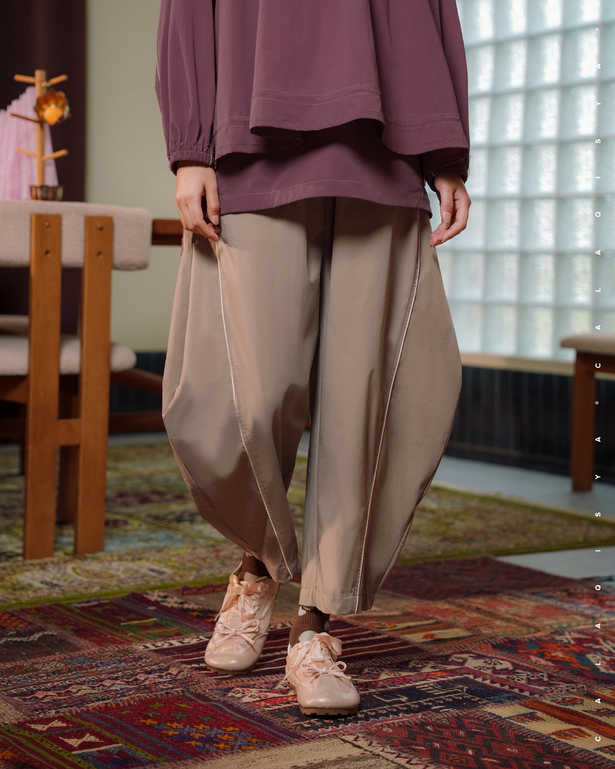 CQ GO FLOW PANTS IN FOSSIL