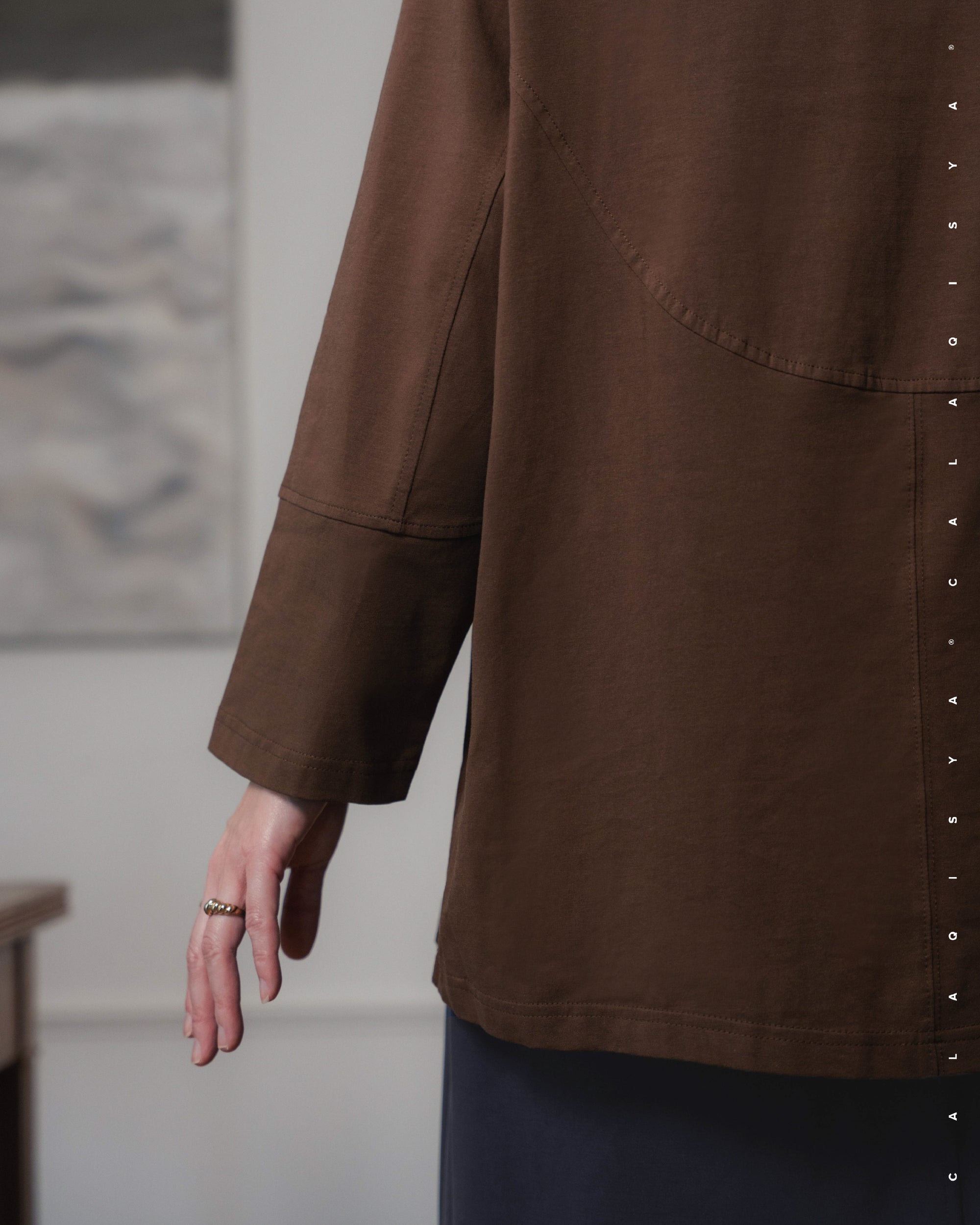 CROSSLINE FLEX TOP IN FRENCH ROAST