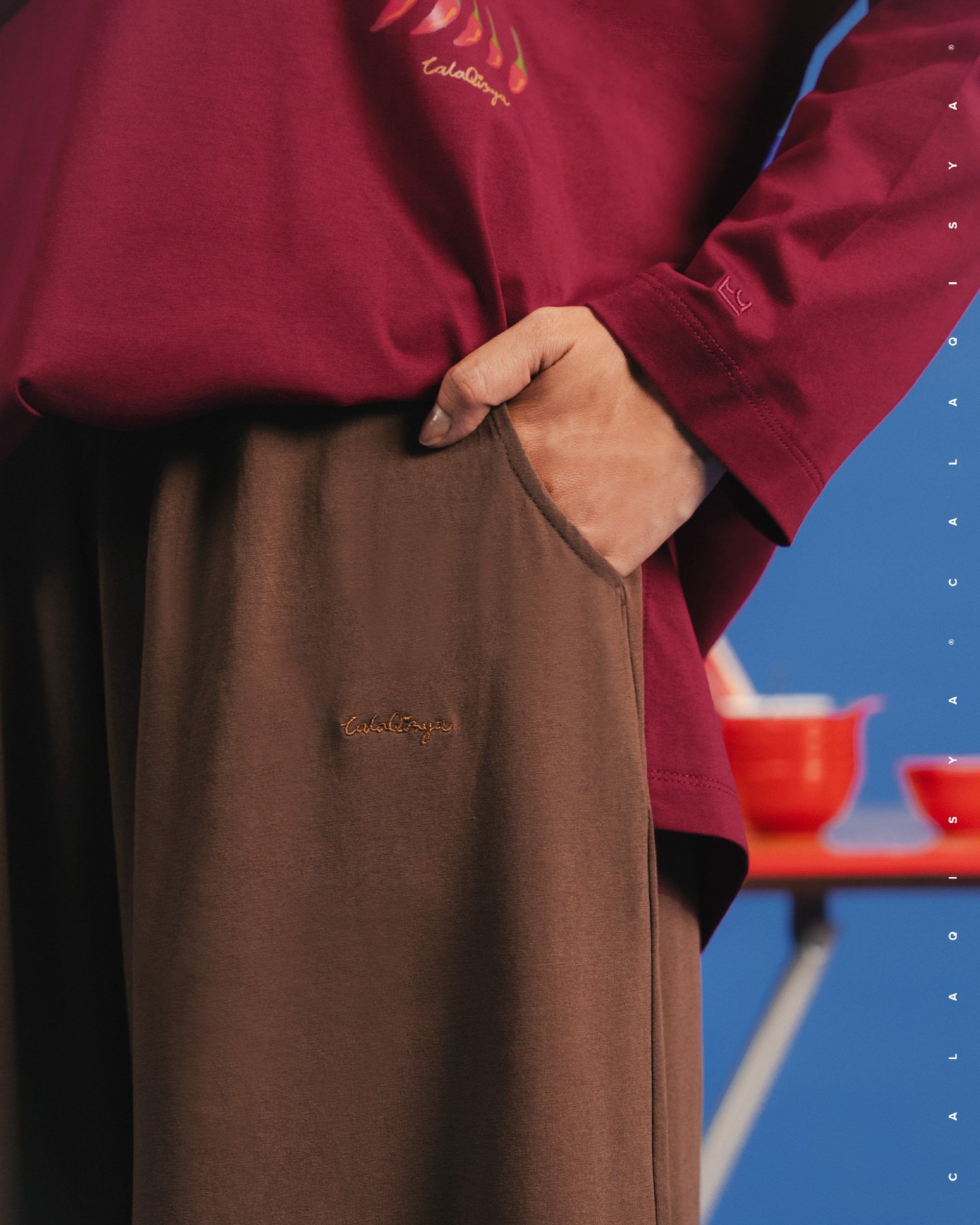 LIGHT FLARE PANTS IN FRENCH TOAST