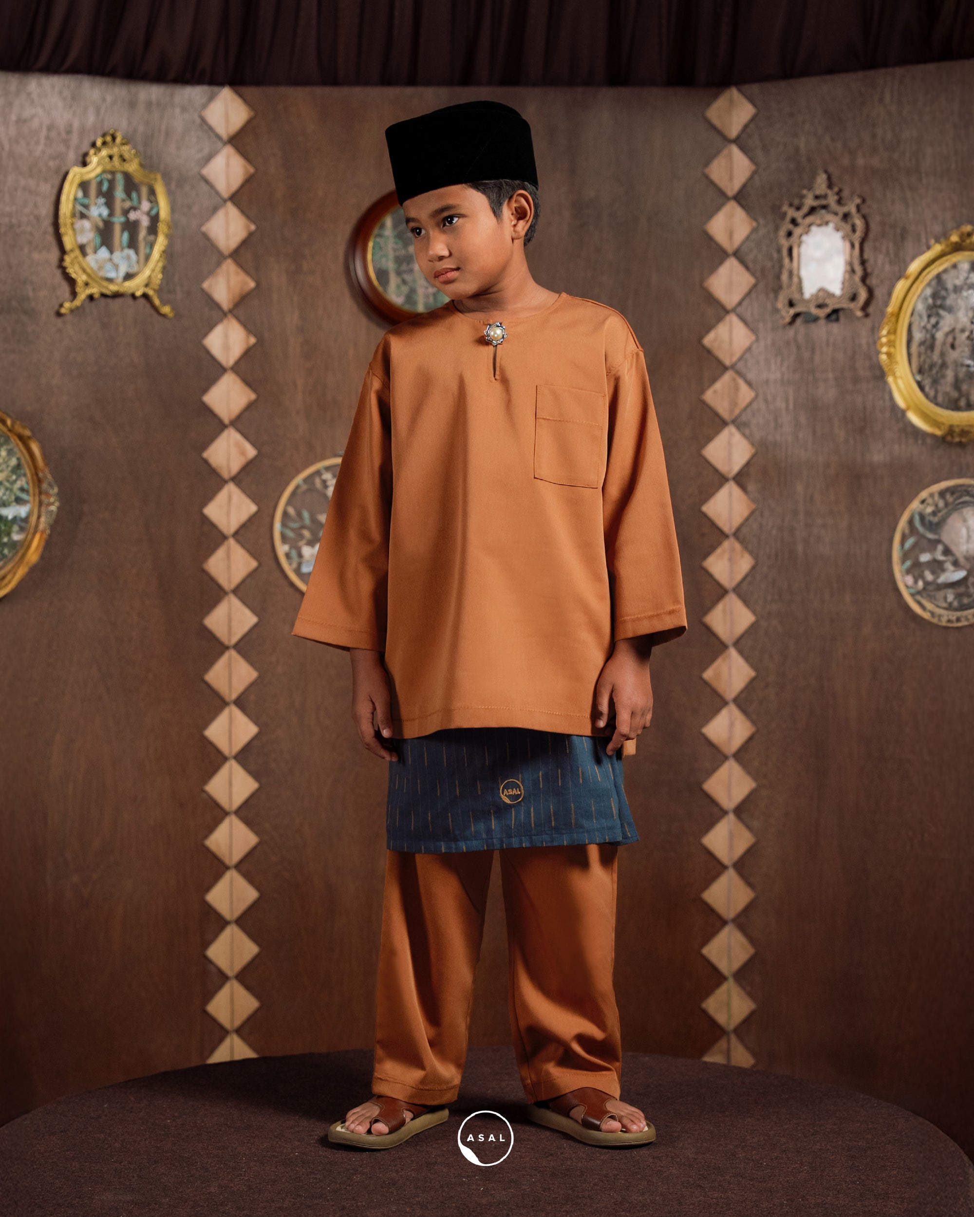 HAKAN STRIPE KIDS (SAMPING) IN GRAPHITE