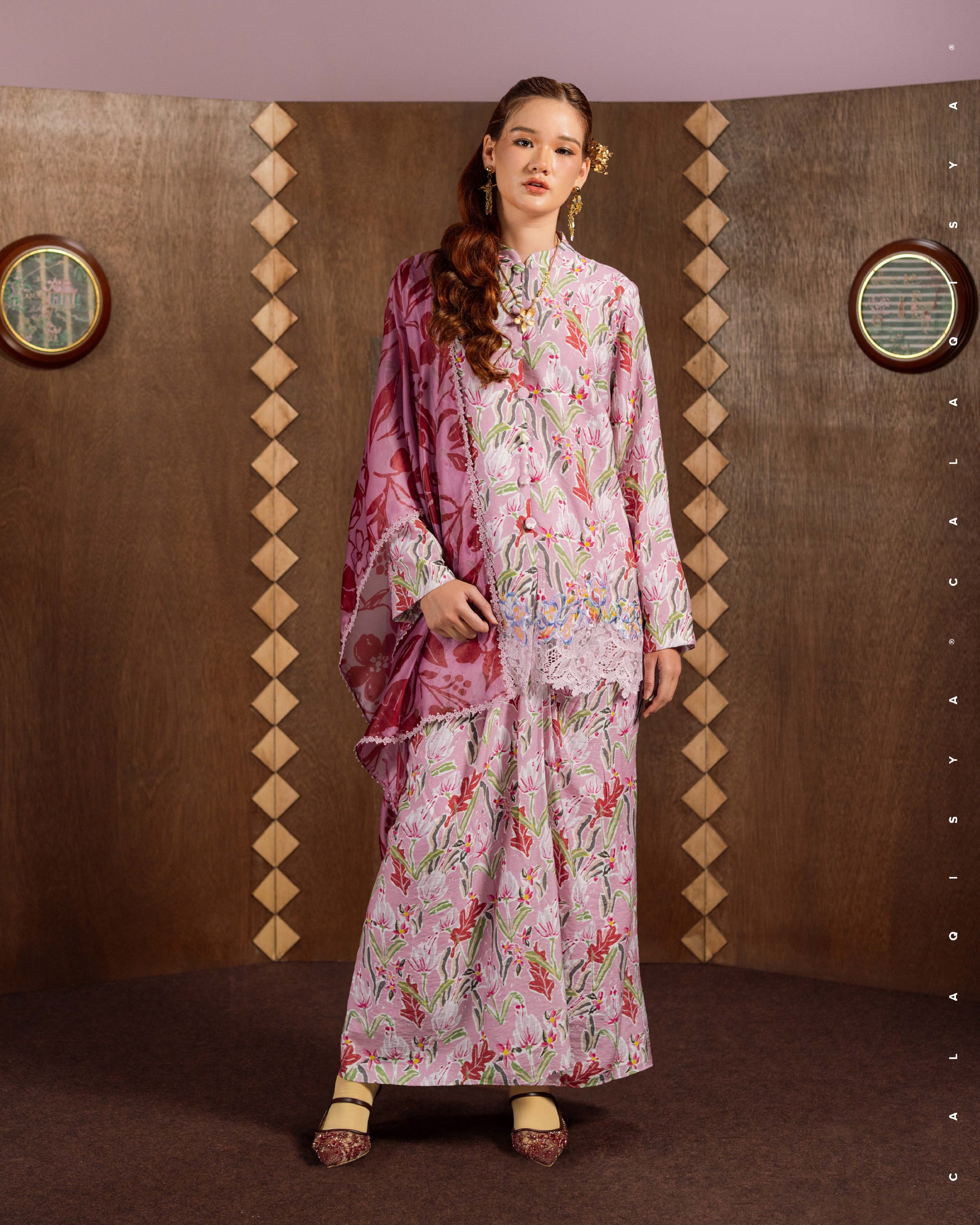 IMANE IN SWEET LILAC (SELENDANG INCLUDED)