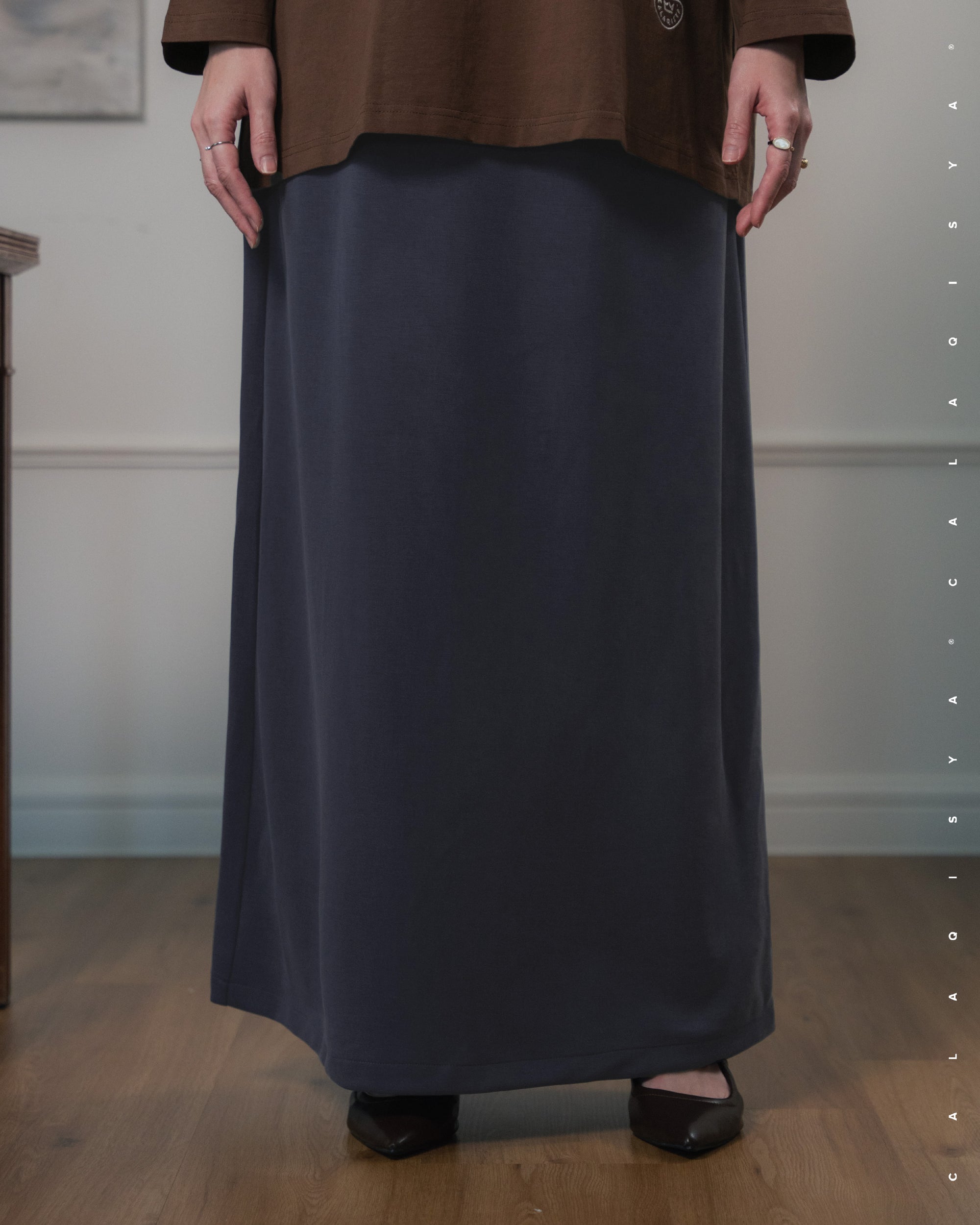 RUSH BREEN SKIRT IN INKLING