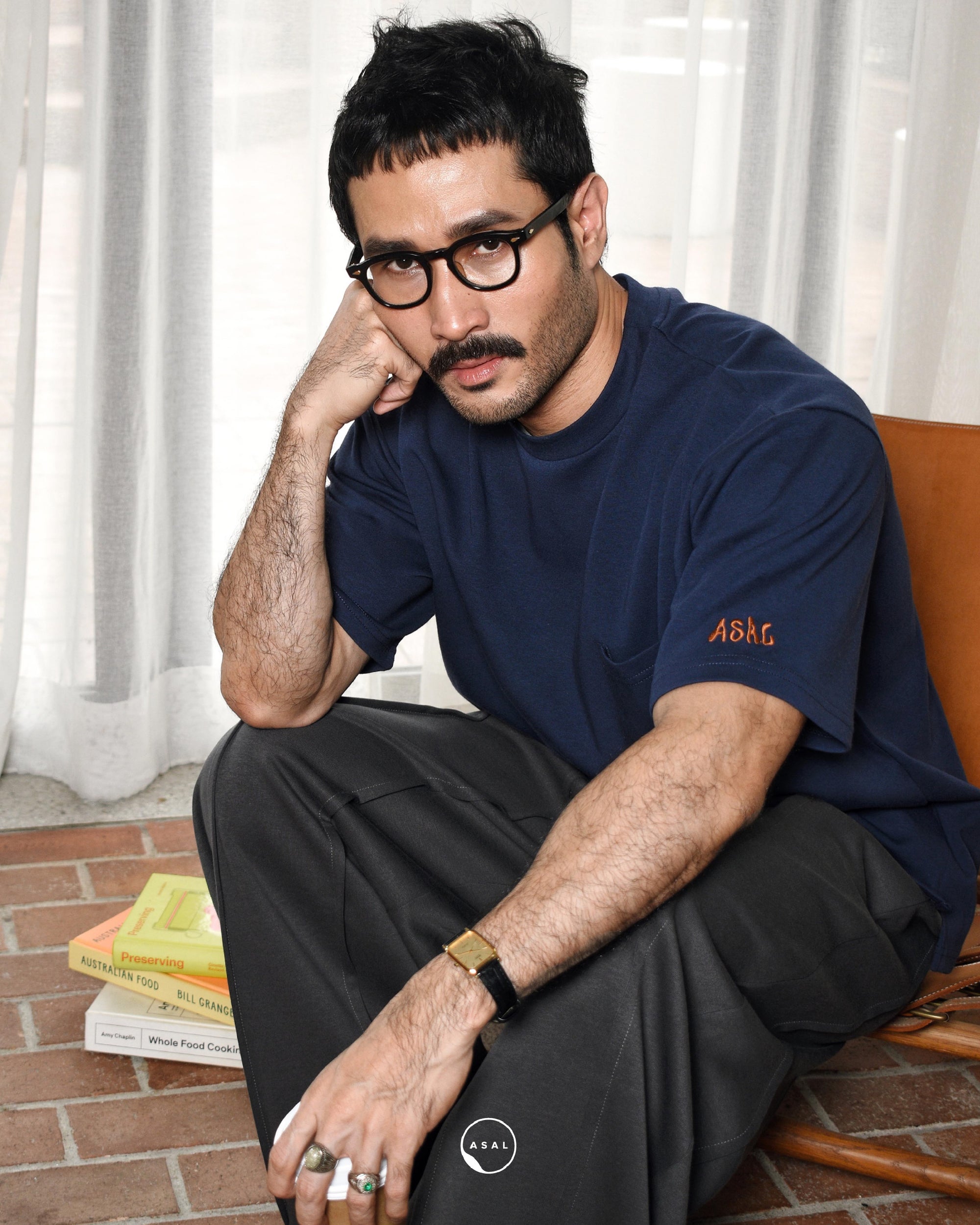 ASAL LEOS OVERSIZED T-SHIRT (MED) IN INKLING