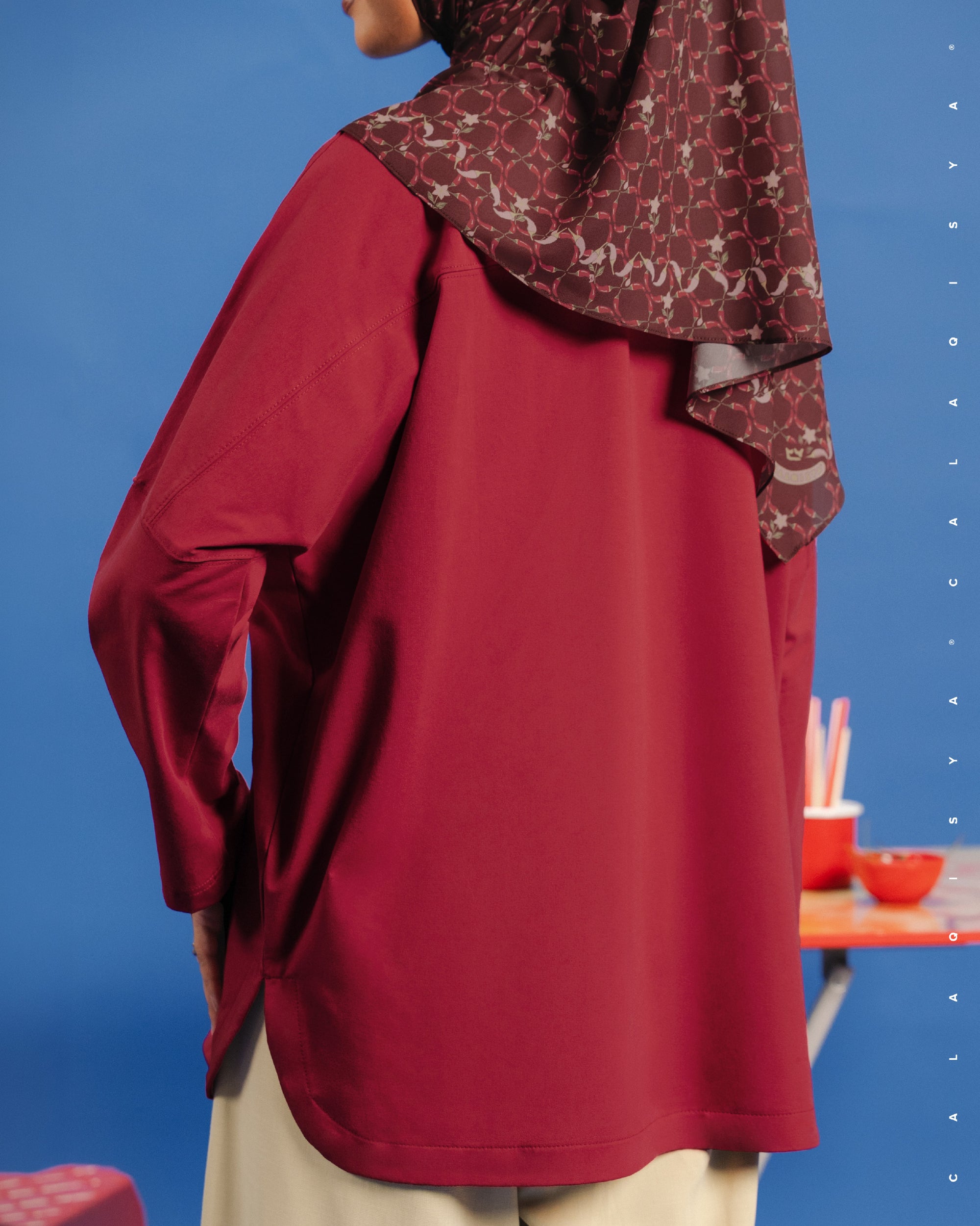 KKCP CLOUD SHIRT (EMBROIDERY) IN JESTER RED