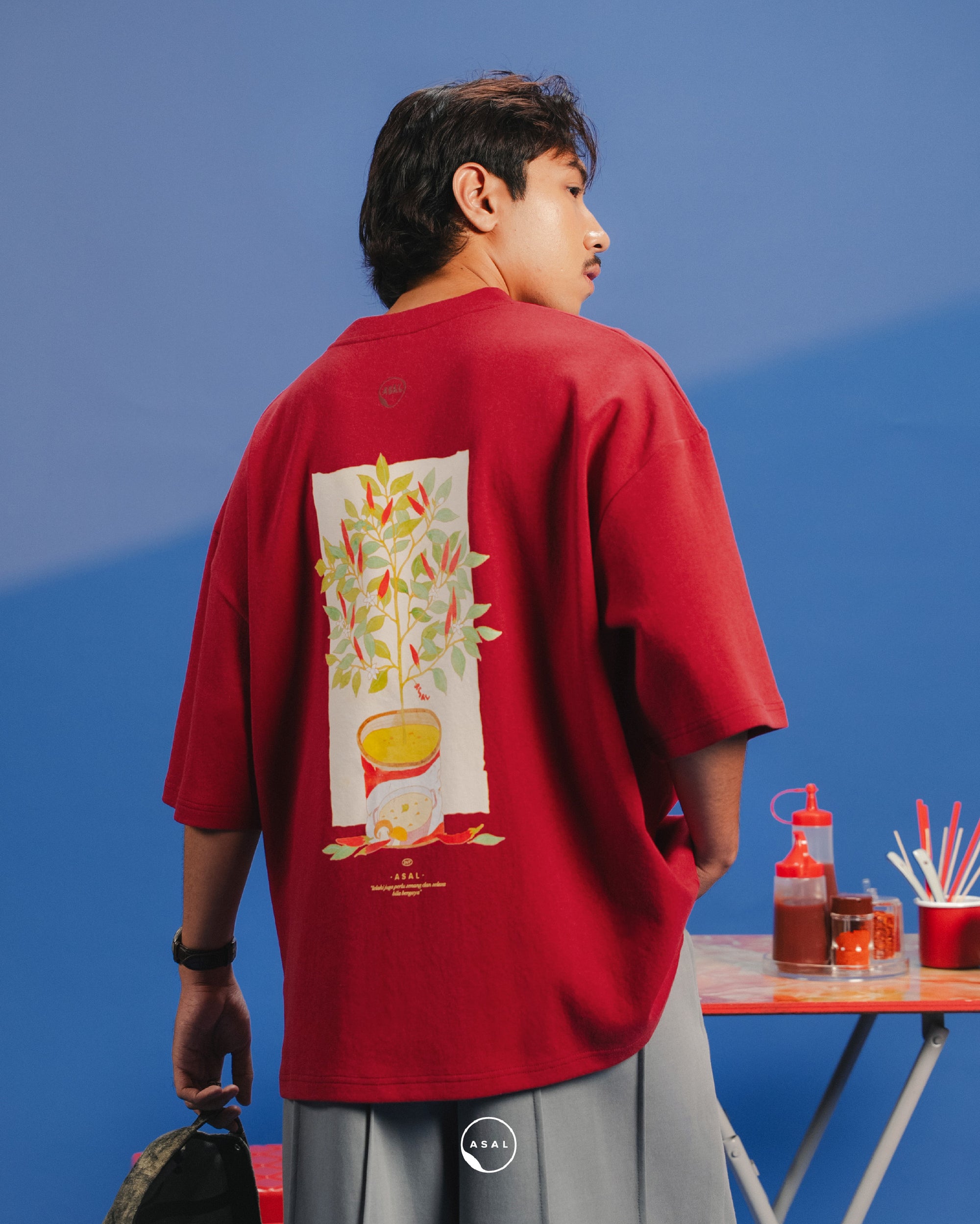 KKCP LEOS SIZZLE SHIRT (100% COTTON) IN JESTER RED