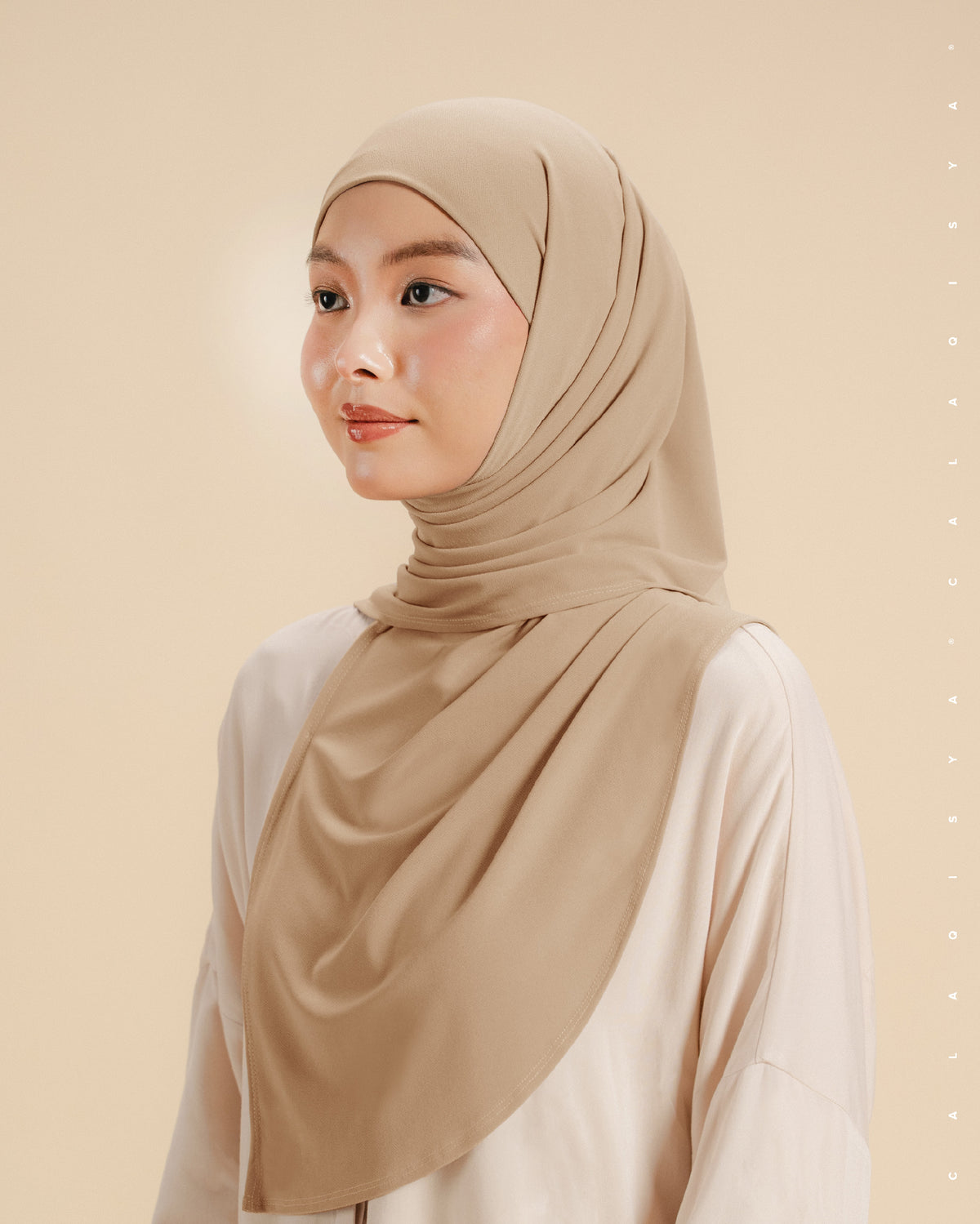 IRONLESS : SAFA TIE BACK UNDERCHIN (ODOURLESS) IN LARK