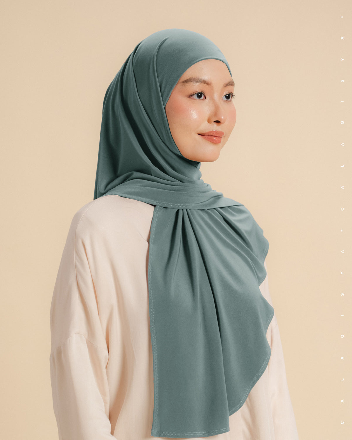 IRONLESS: NURA TIE BACK UNDERCHIN IN LAUREL WREATH (ODOURLESS)