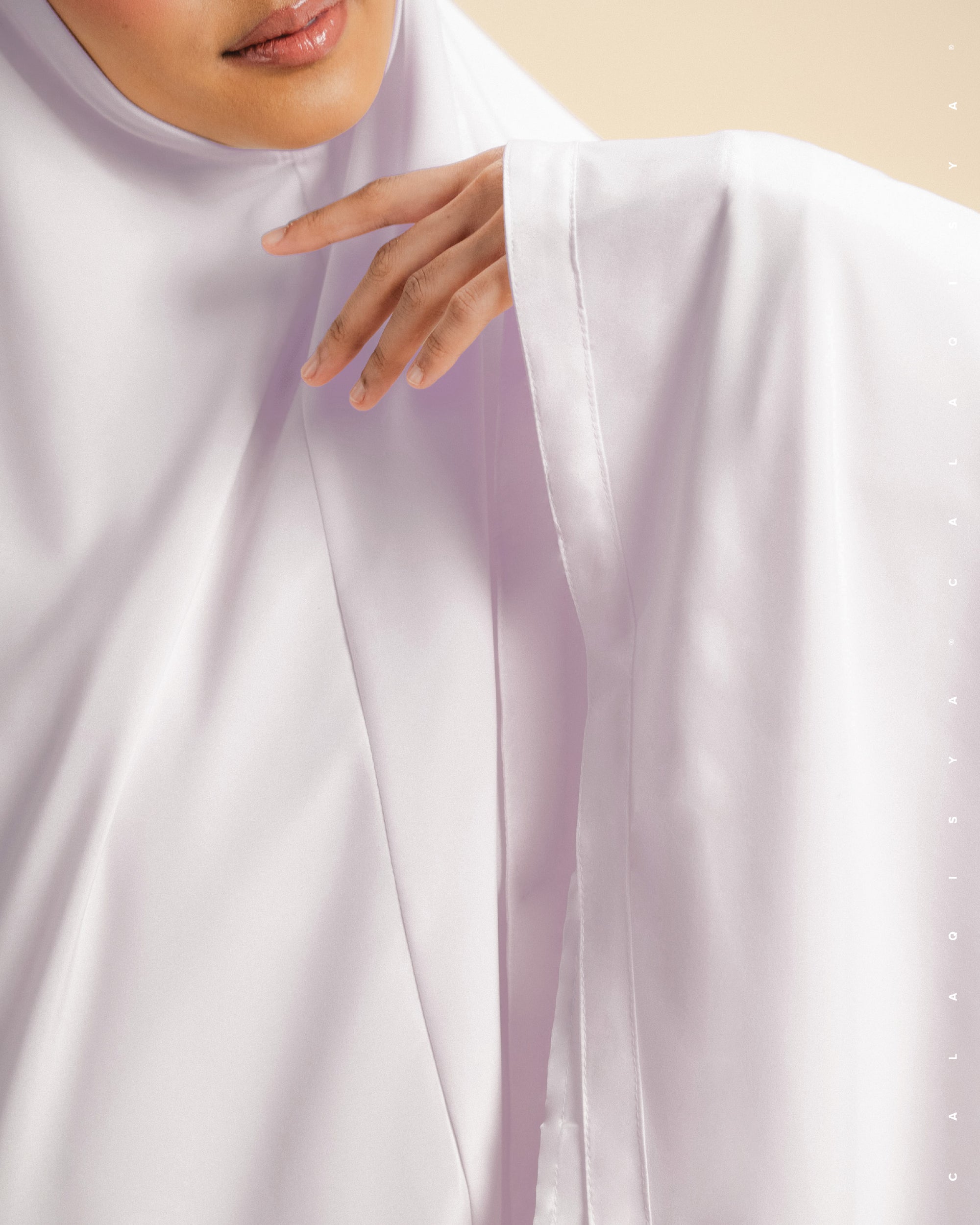 SERENE PRAYER VEIL IN LILAC ASH