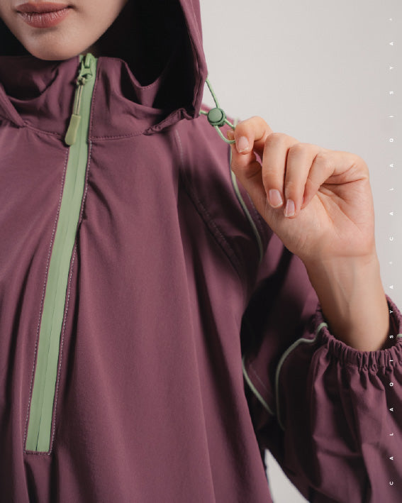 CQ GO RUFFLE PARKA IN MALAGA