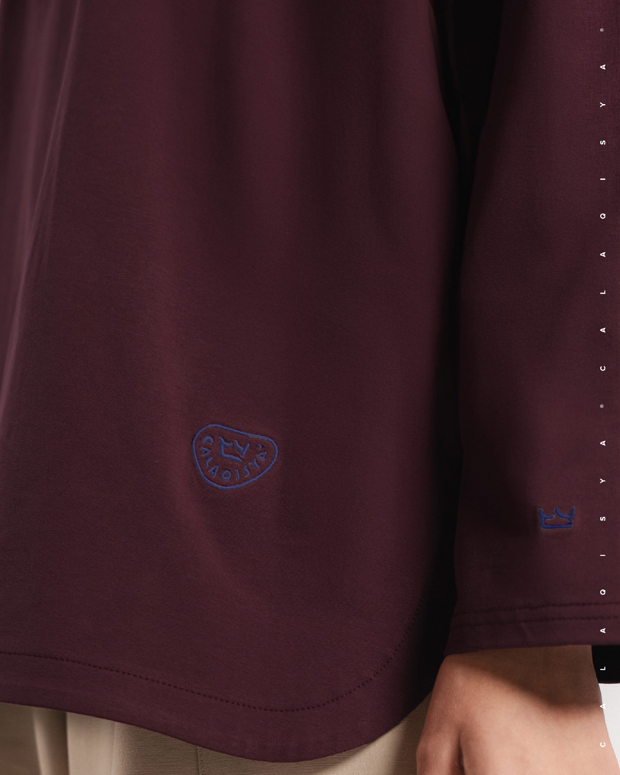 CLOUD SHIRT IN MAROON BANNER