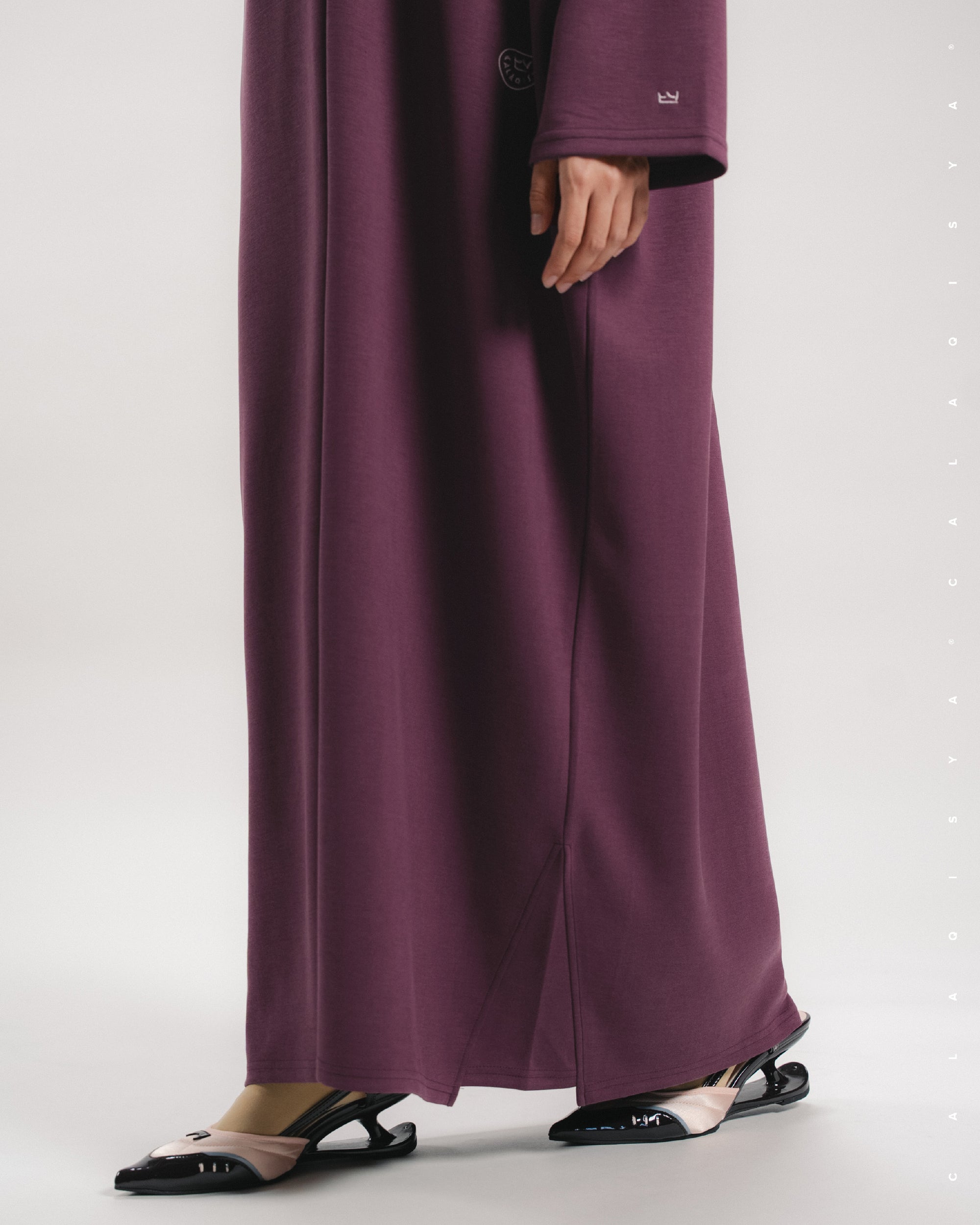 BREATHE RUSH DRESS IN MAROON BANNER