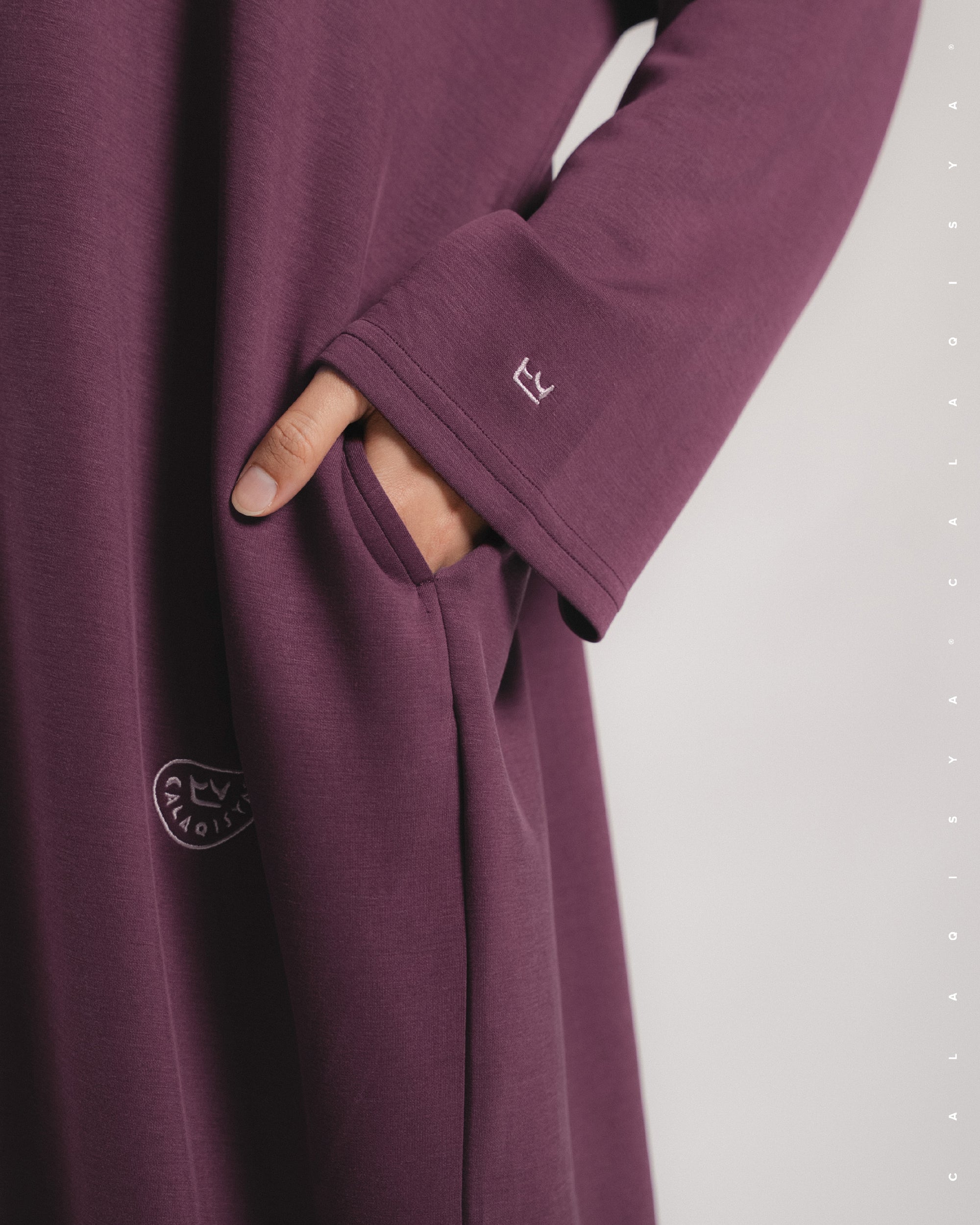 BREATHE RUSH DRESS IN MAROON BANNER