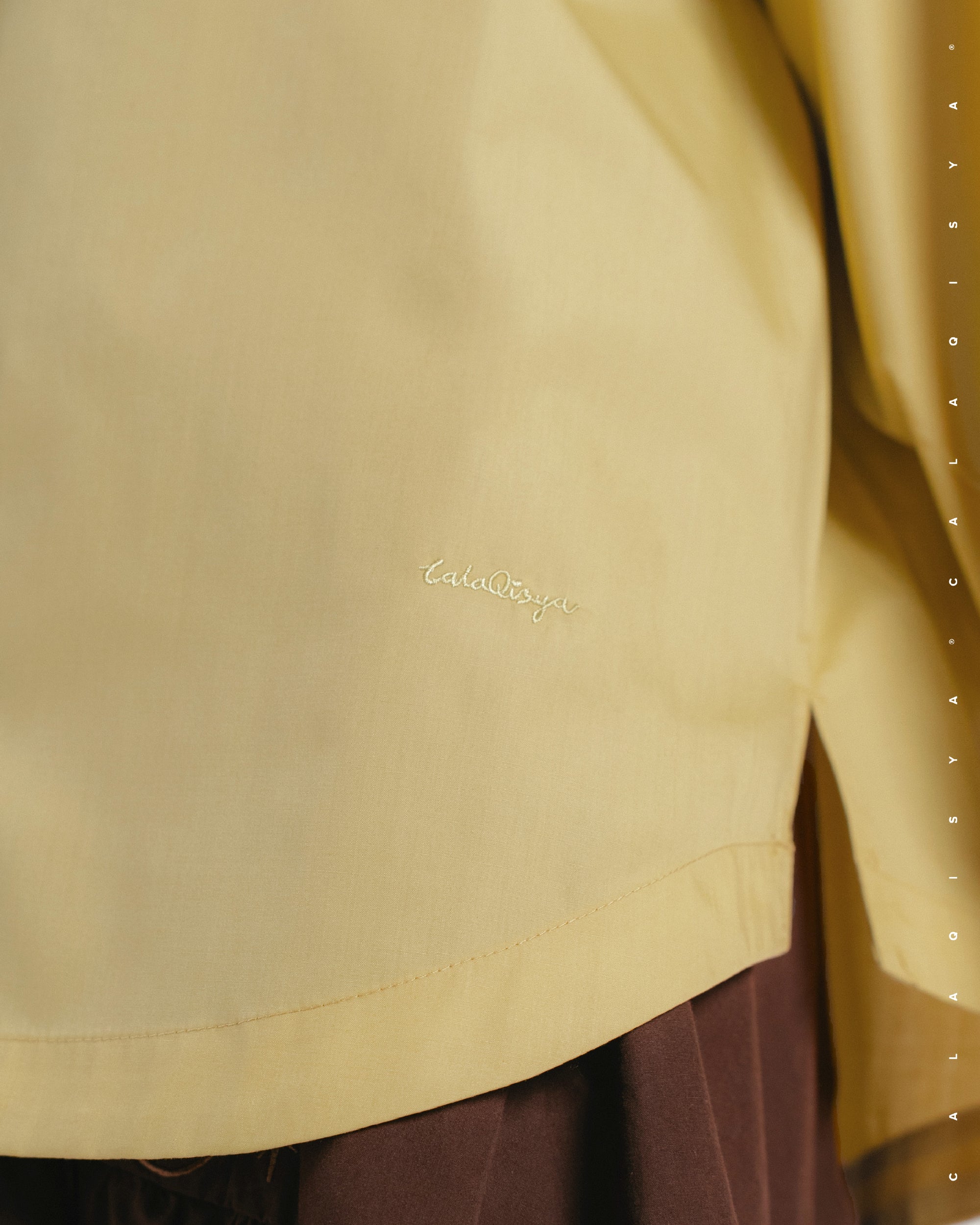 AMBER PLAIN SHIRT IN MISTED YELLOW
