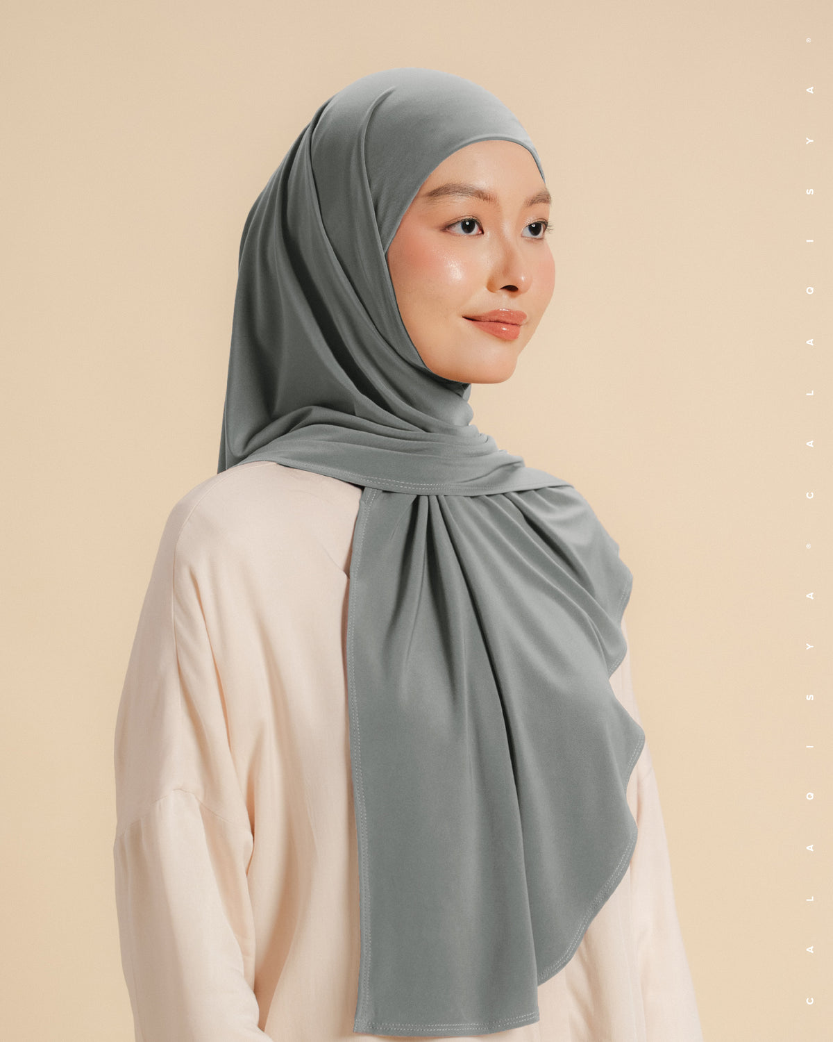IRONLESS: NURA TIE BACK UNDERCHIN IN MOON MIST (ODOURLESS)