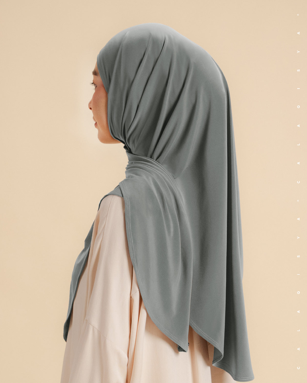IRONLESS: NURA TIE BACK UNDERCHIN IN MOON MIST (ODOURLESS)