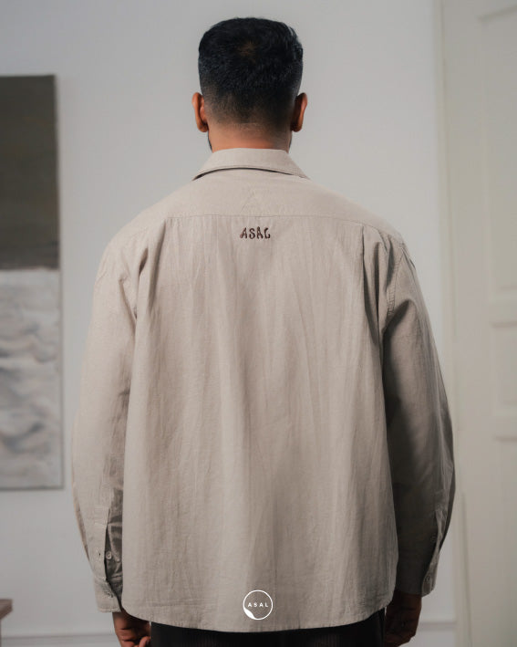 ASAL OXFORD SHIRT (100% COTTON) IN MOONLIGHT