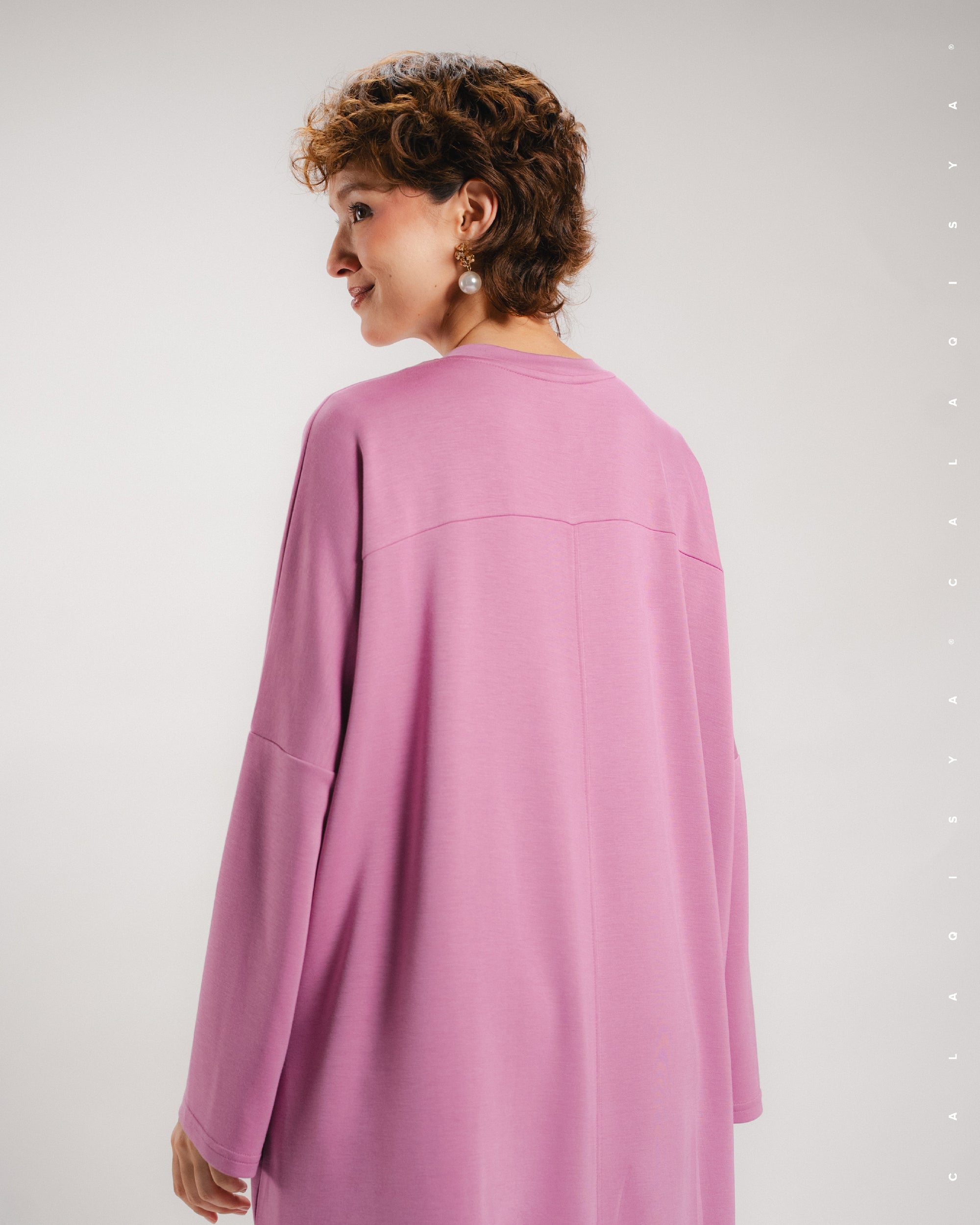 BREATHE RUSH DRESS IN MOONLITE MAUVE