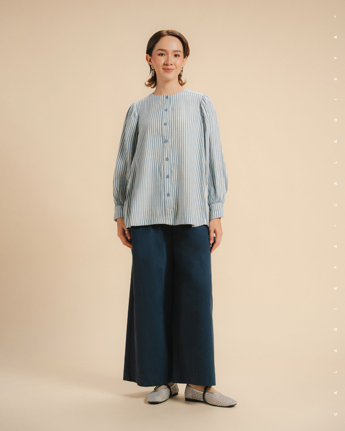 TILLY STRIPE TOP IN MOUNTAIN SPRING