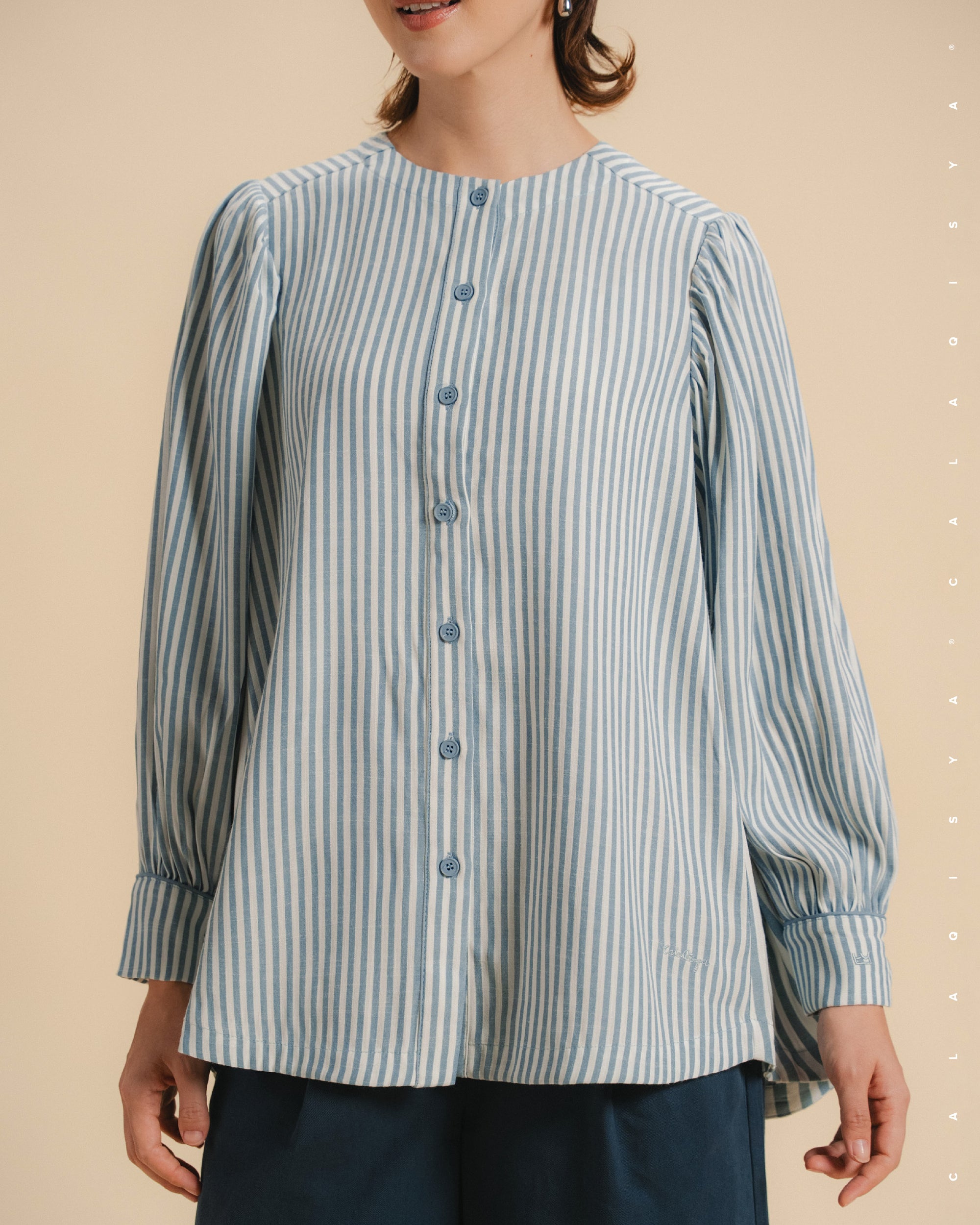 TILLY STRIPE TOP IN MOUNTAIN SPRING