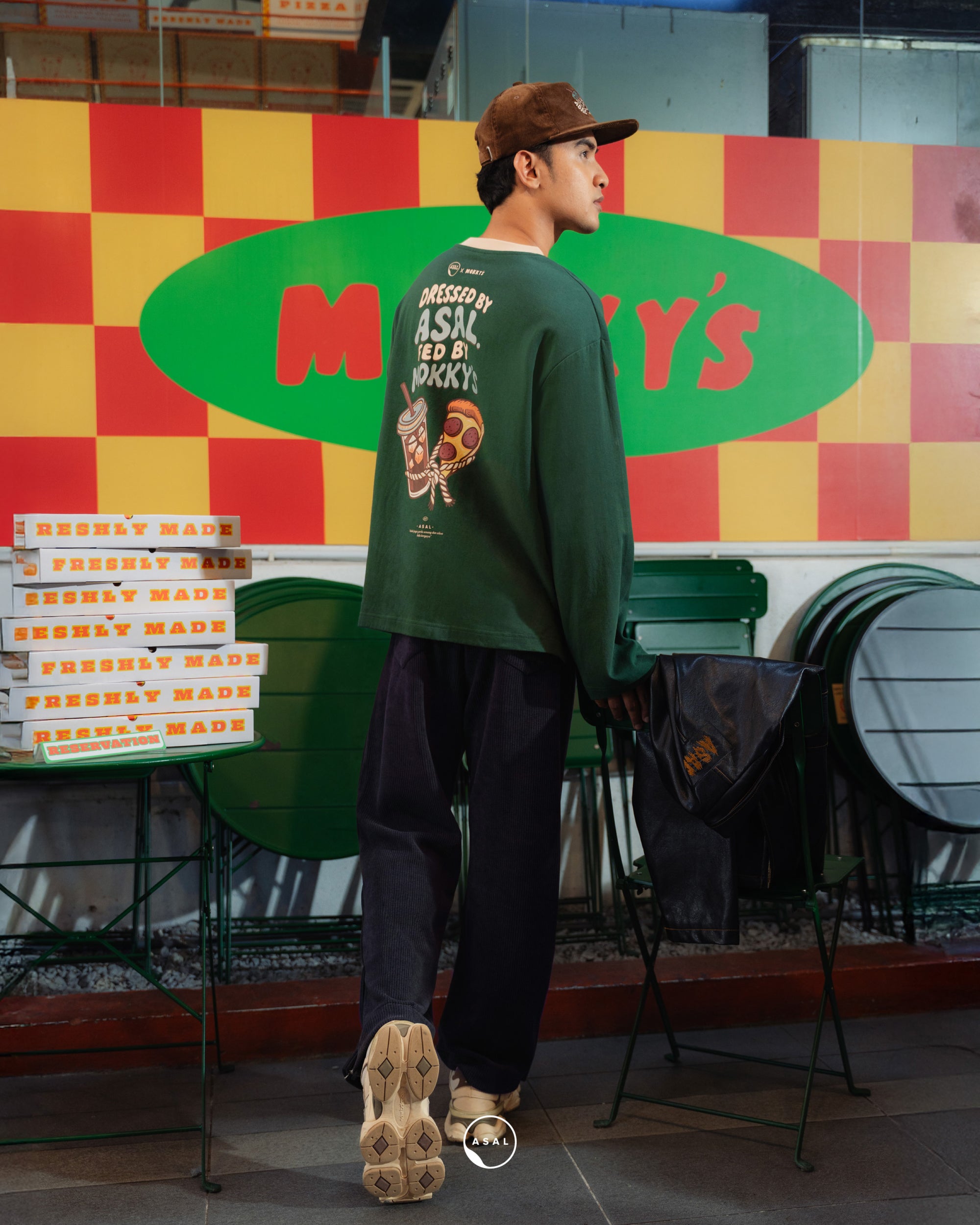 ASAL X MOKKY&#39;S LONG SLEEVE ALFREDO IN MOUNTAIN VIEW