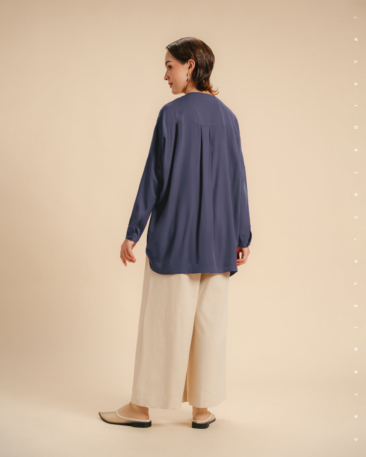 AIILY (100% VISCOSE) IN MULLED GRAPE