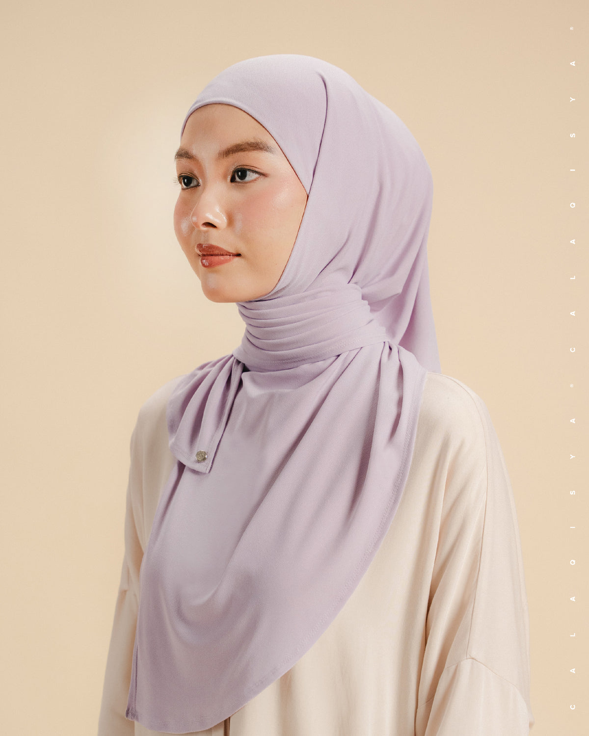 IRONLESS : SAFA TIE BACK UNDERCHIN (ODOURLESS) IN ORCHID ICE