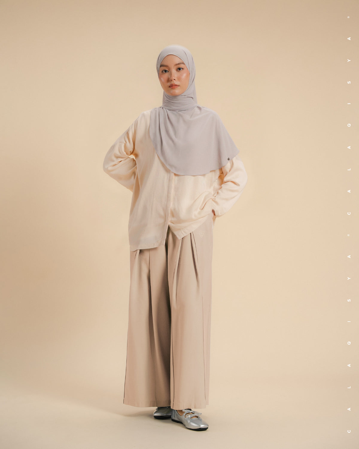 AIILY (100% VISCOSE) IN PAPYRUS (FULLY LINED)