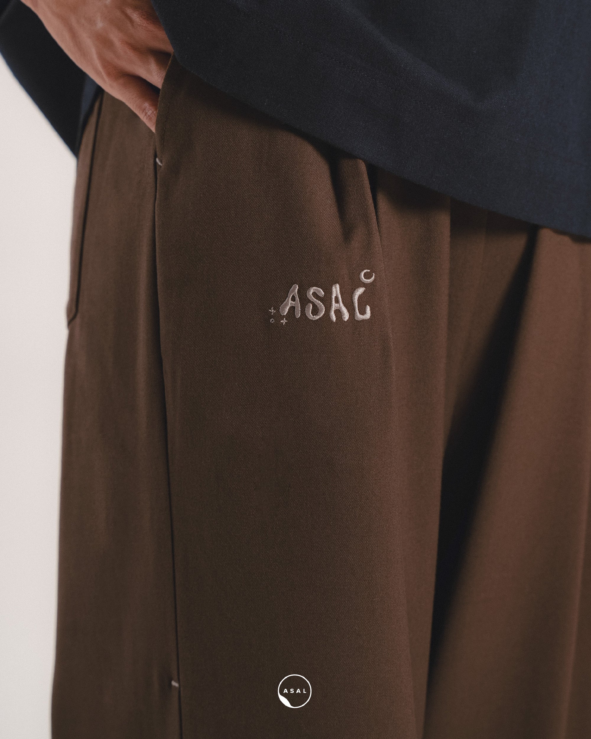 MAISON LUMIERE DANTE PANTS IN PARTRIDGE