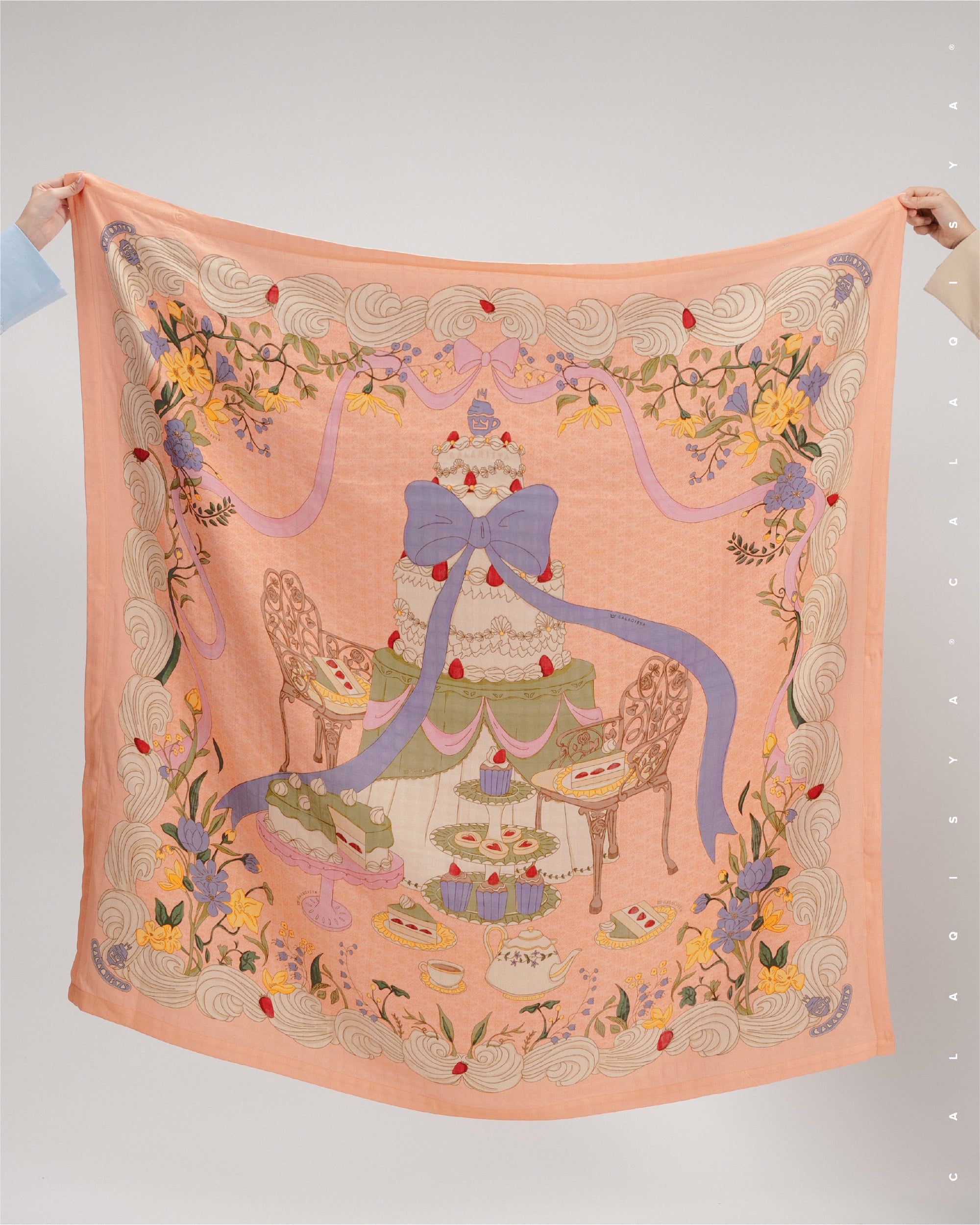 CQ TURNS 14 DDAY BONNIE SWADDLE CLASSIC IN PEARL BLUSH