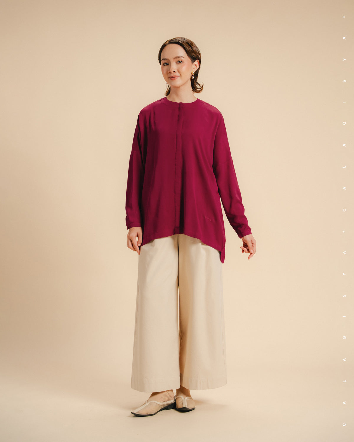 AIILY (100% VISCOSE) IN PERSIAN RED
