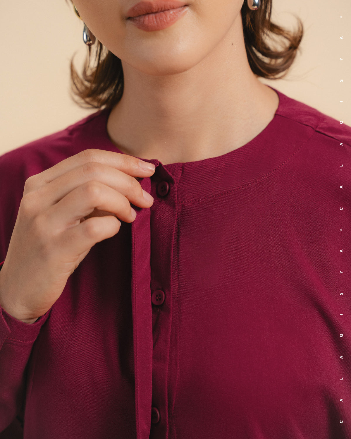 AIILY (100% VISCOSE) IN PERSIAN RED