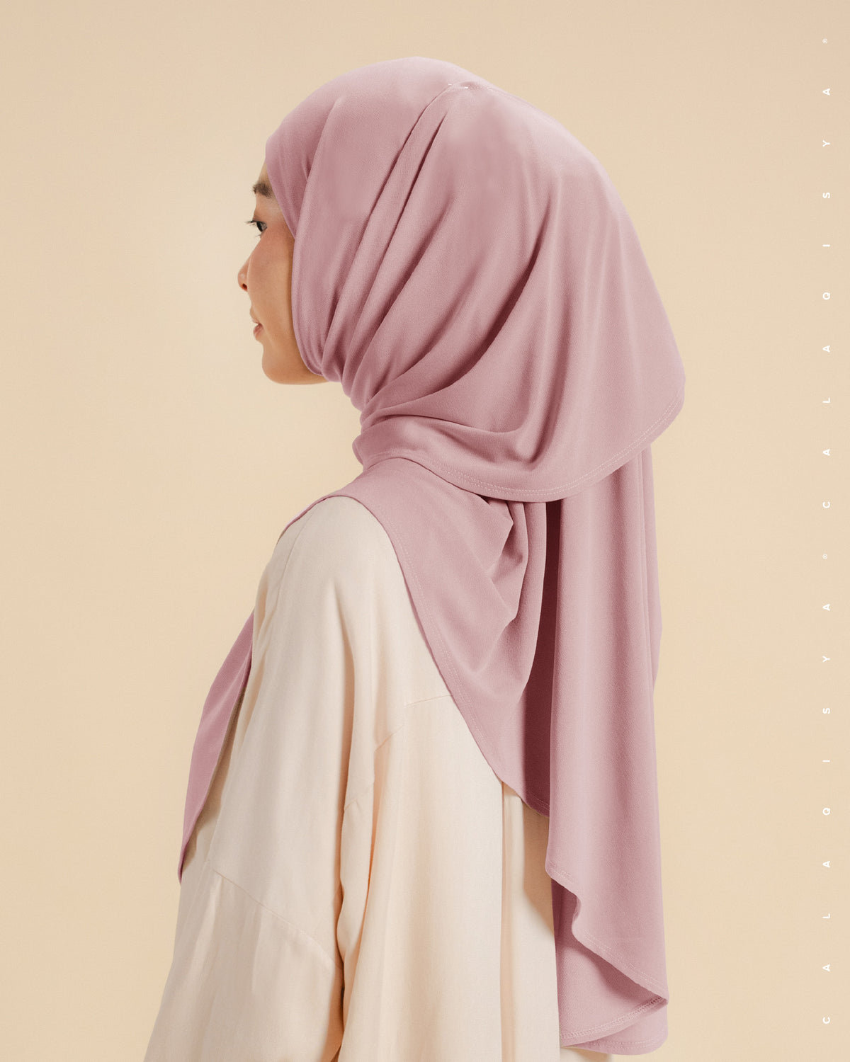 IRONLESS : SAFA TIE BACK UNDERCHIN (ODOURLESS) IN PINK NECTAR