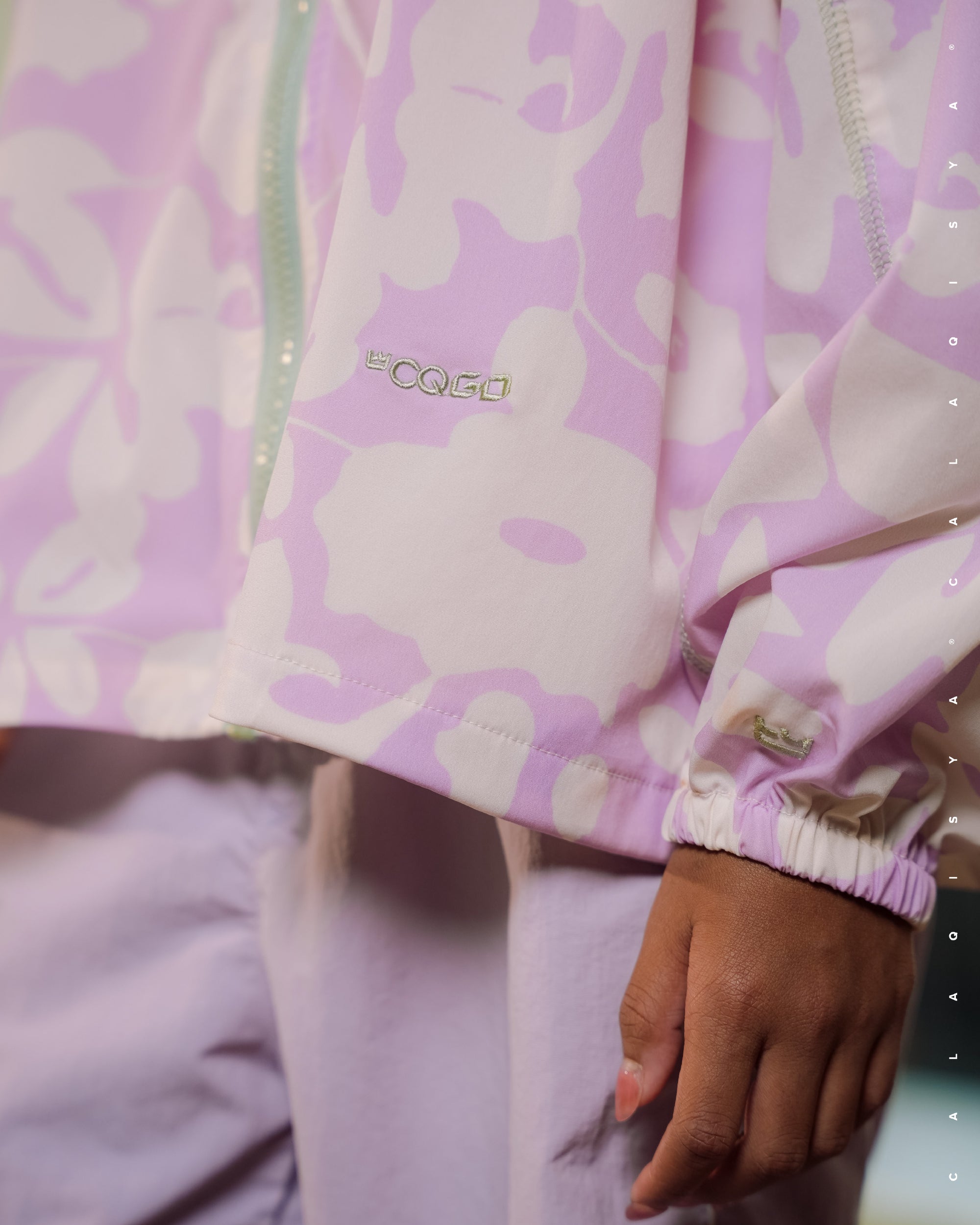 CQ GO QUINN PRINTED PARKA KIDS IN PIROUETTE
