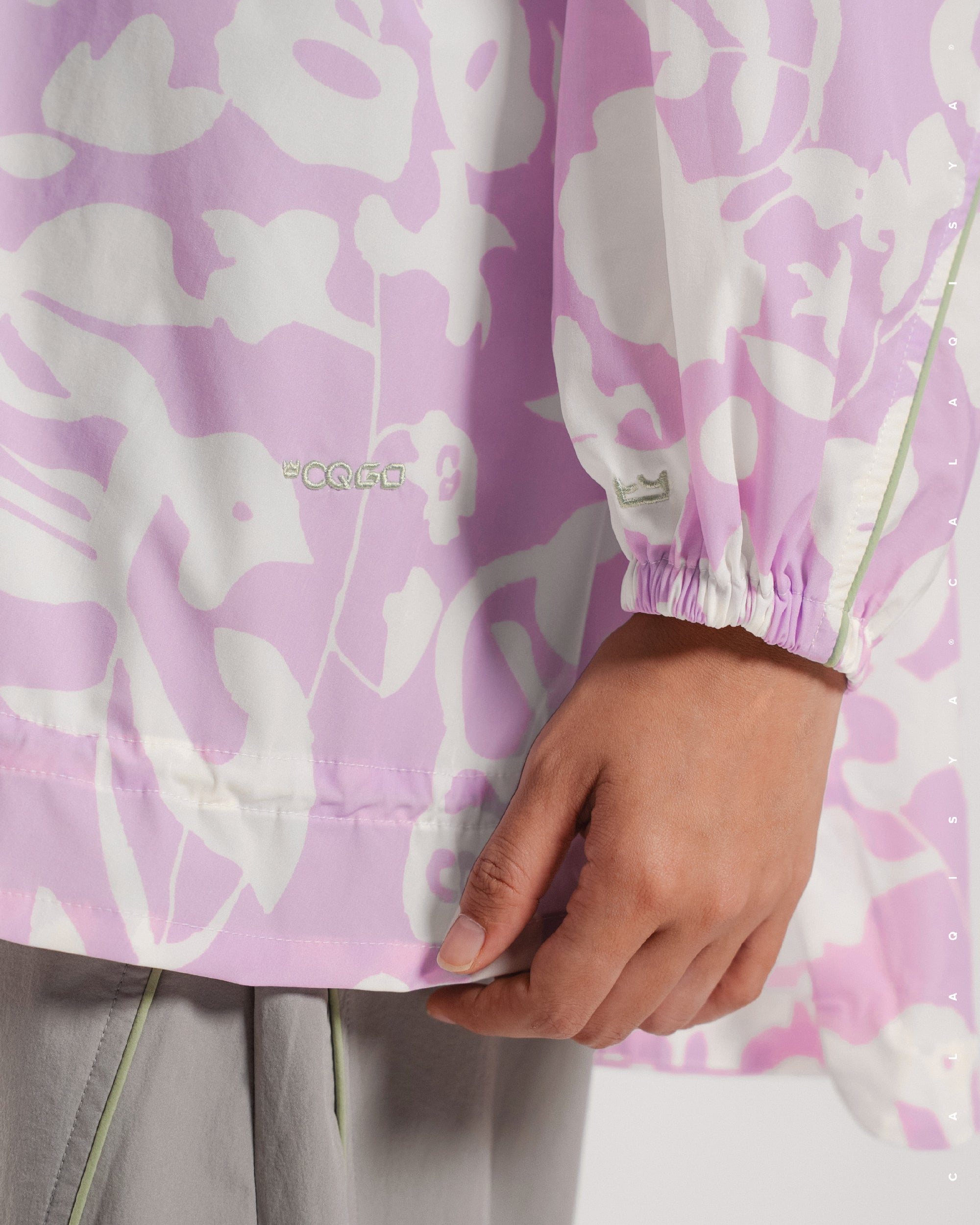 CQ GO QUINN PRINTED PARKA IN PIROUETTE