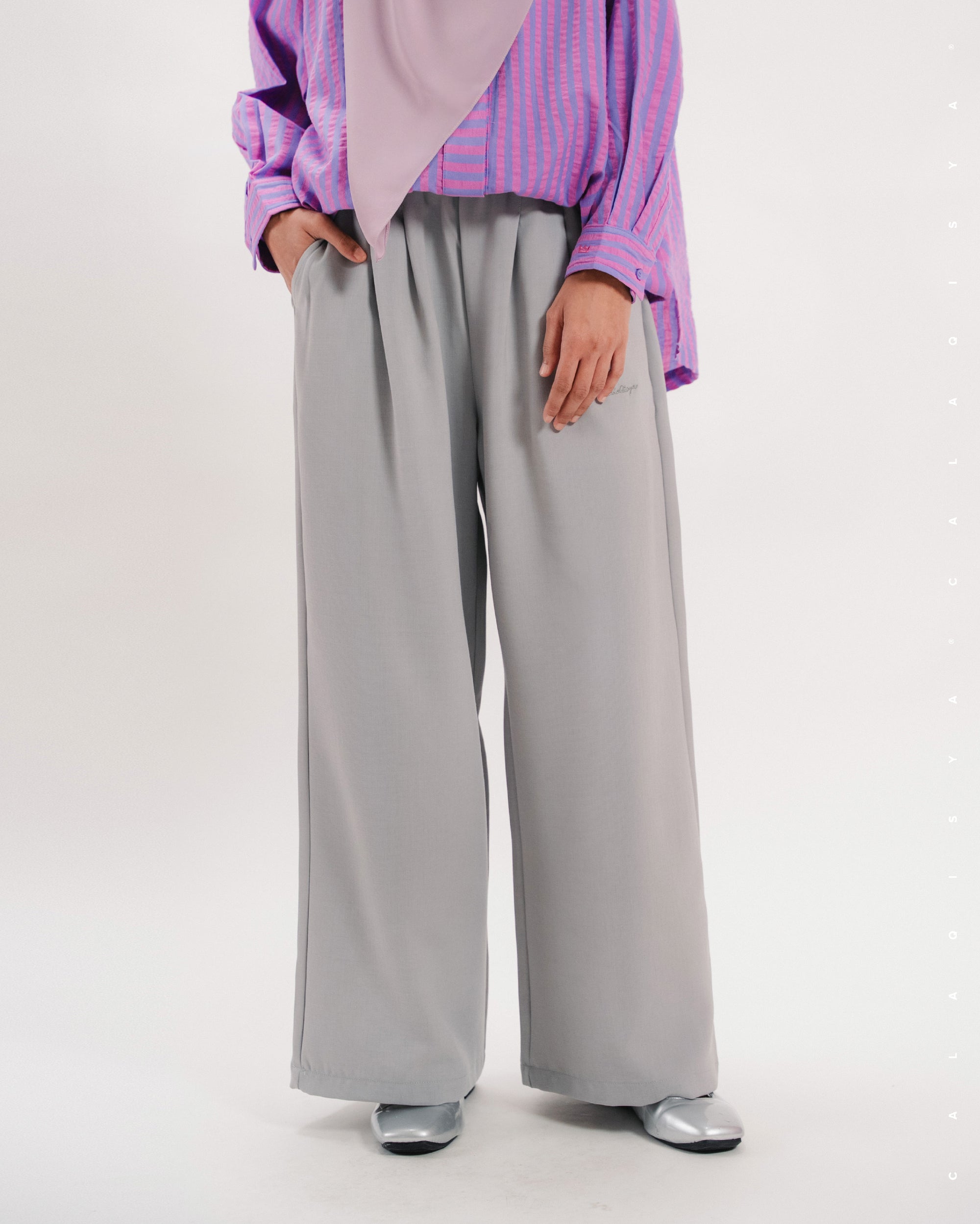SENA STRAIGHT PANTS IN PORPOISE