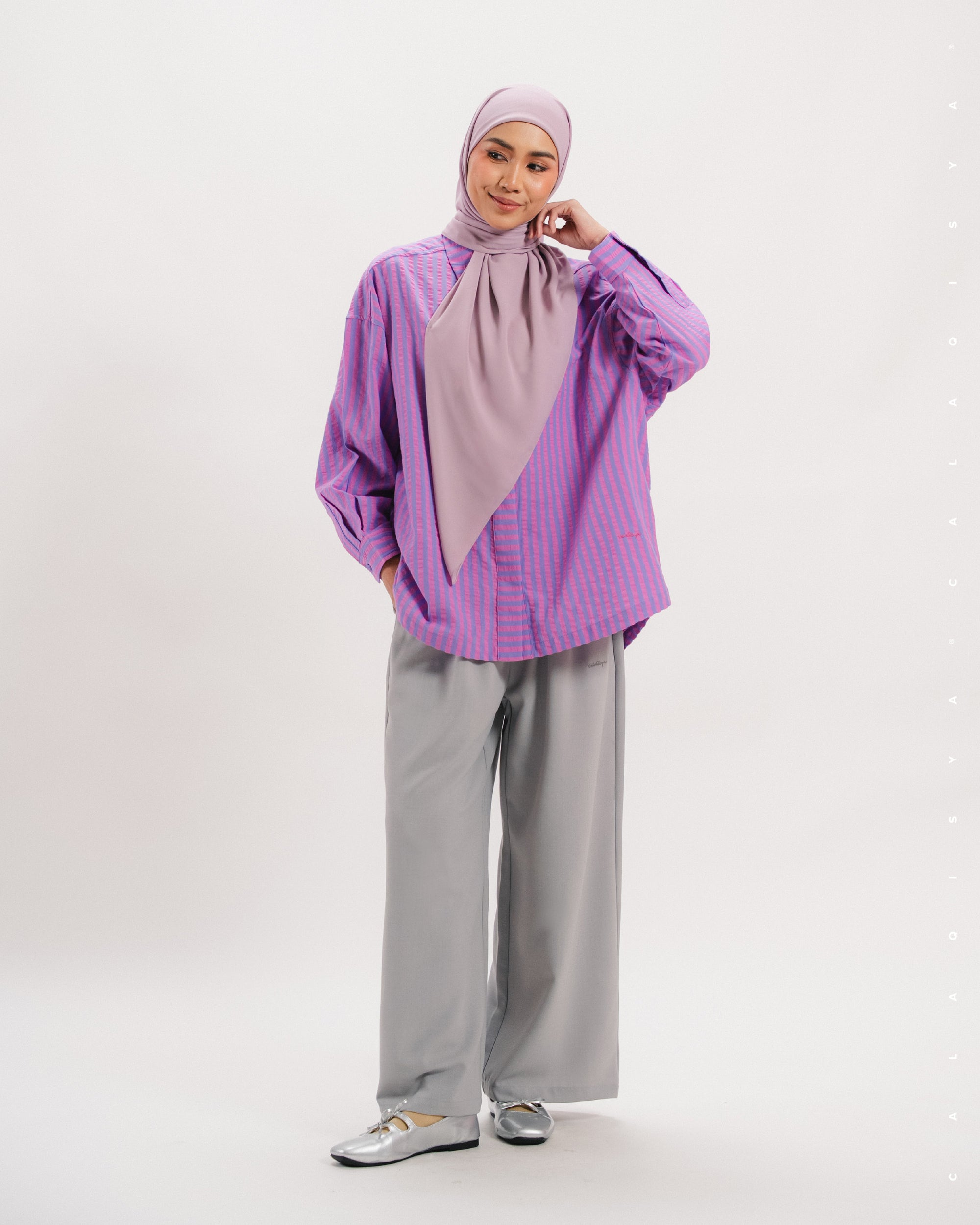 SENA STRAIGHT PANTS IN PORPOISE