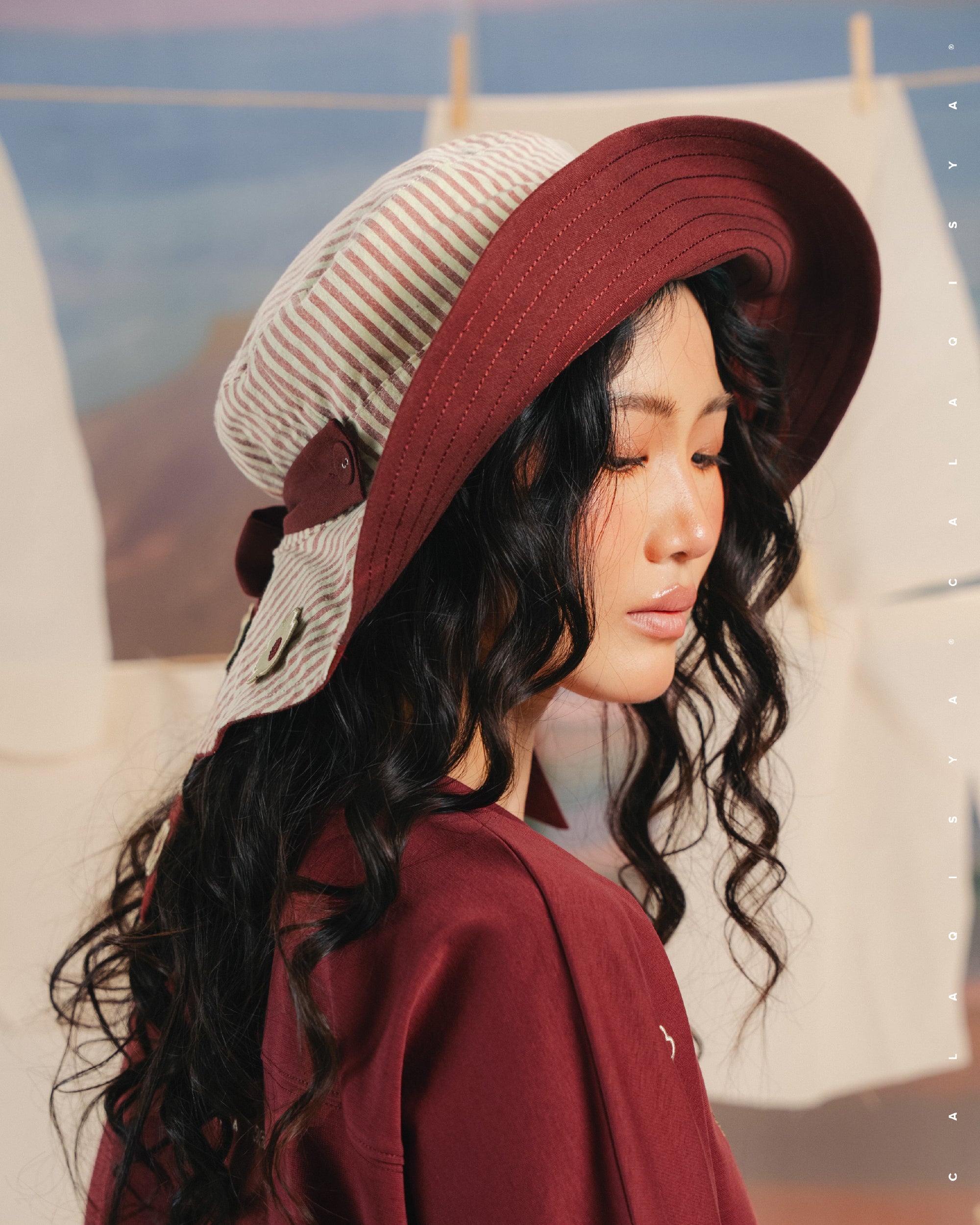 CQ X MACHINO BUCKET HAT IN PORT