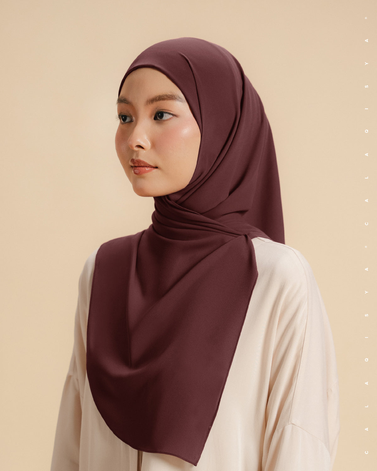 DANIAH FULL UNDERSCARF IN PORT