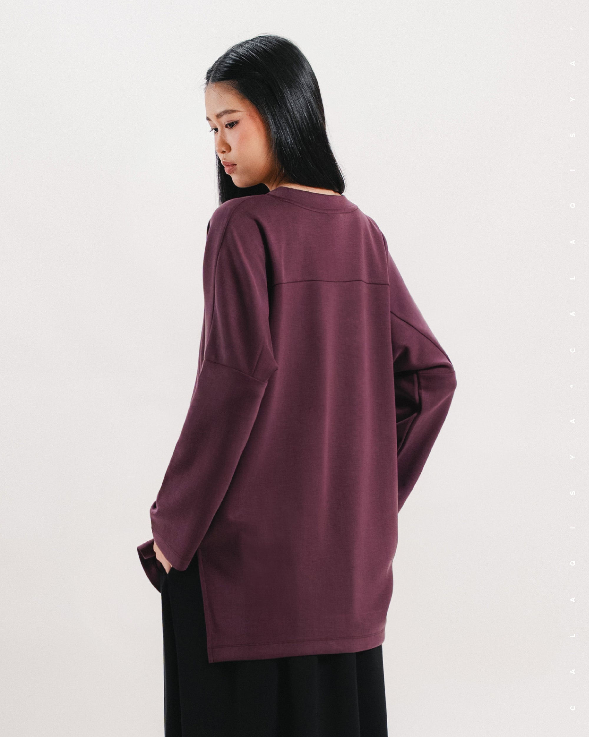 BREATHE RUSH SHIRT IN POTENT PURPLE