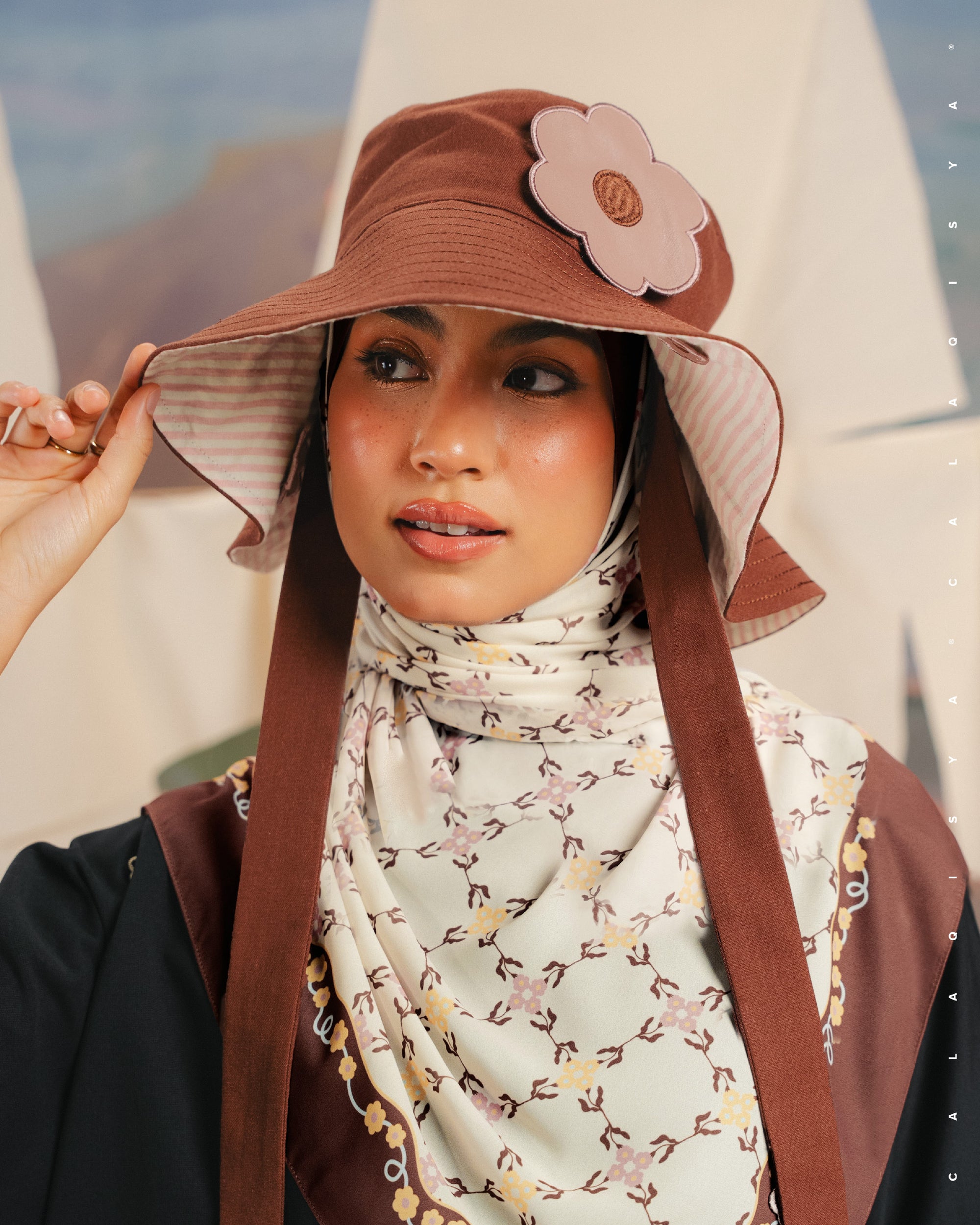 CQ X MACHINO BUCKET HAT IN POTTING SOIL