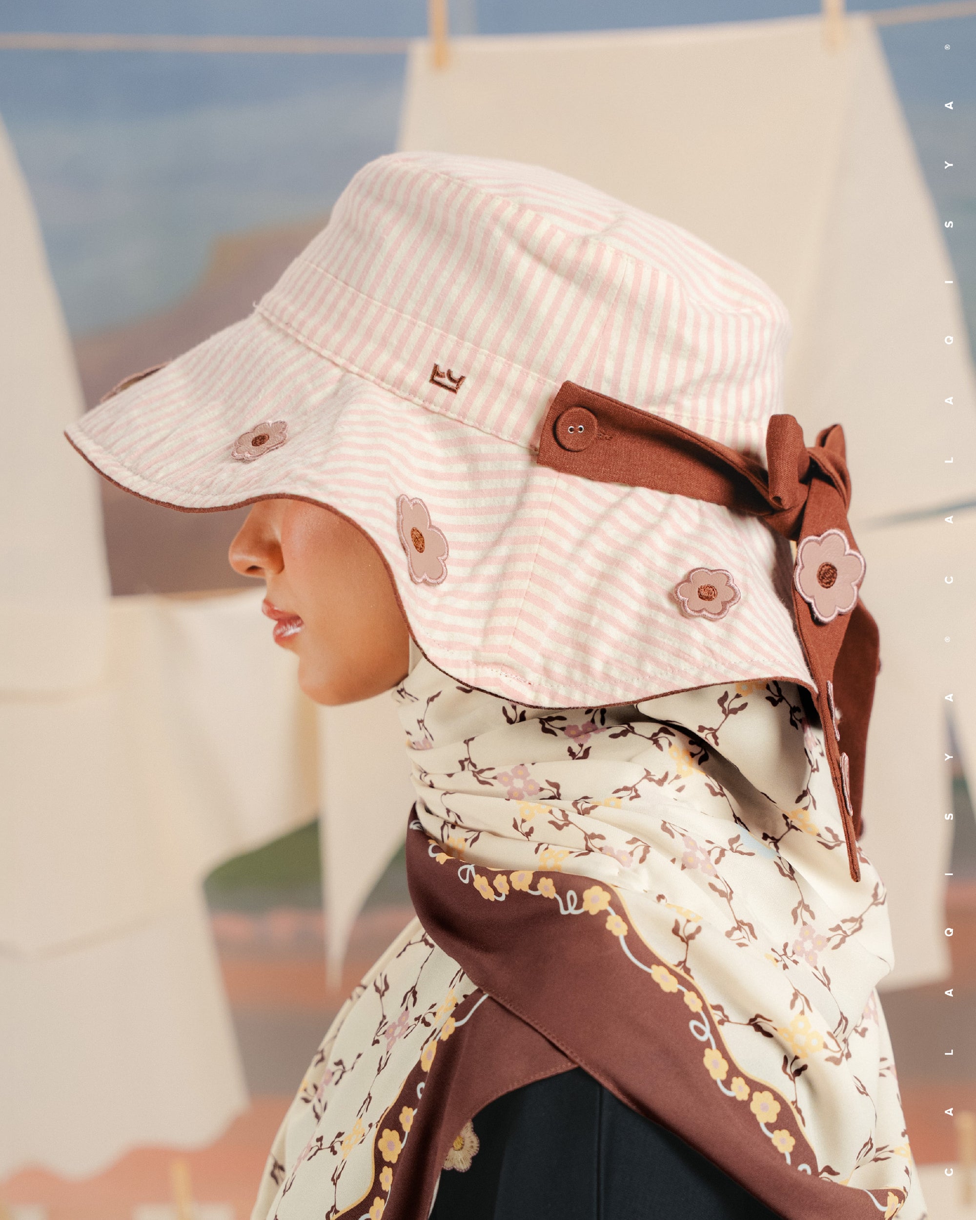 CQ X MACHINO BUCKET HAT IN POTTING SOIL