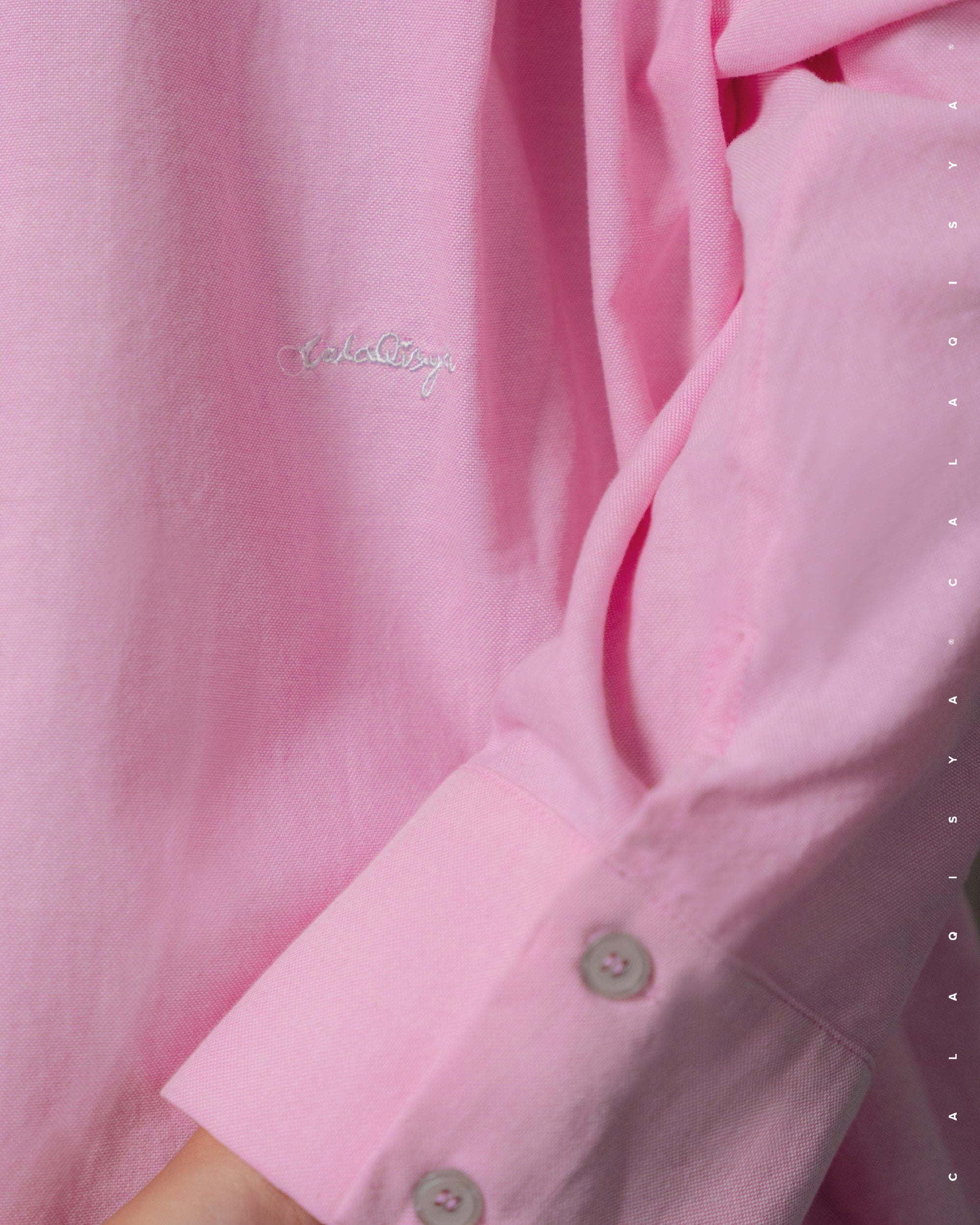 CQ OXFORD SHIRT (100% COTTON) IN PRISM PINK