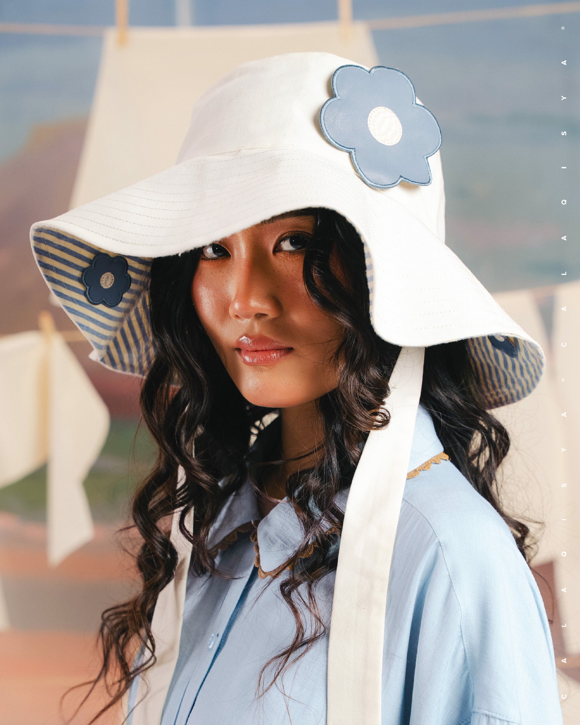 CQ X MACHINO BUCKET HAT IN PRISTINE