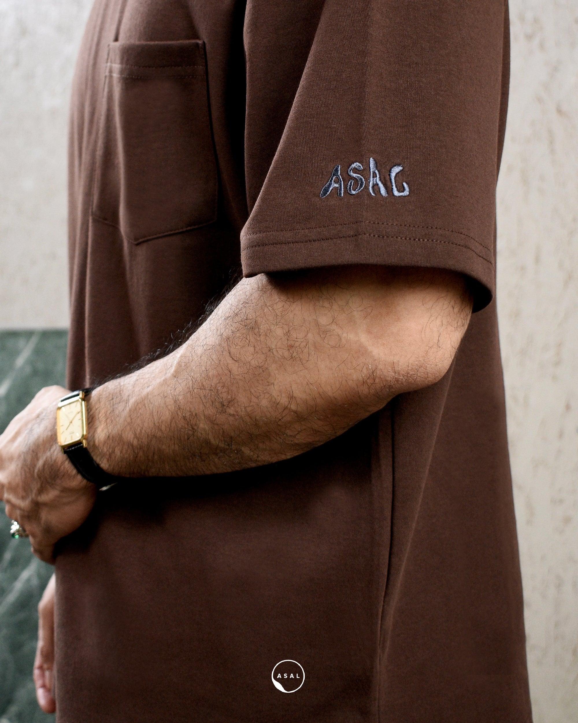ASAL LEOS OVERSIZED T-SHIRT (MED) IN PUCE