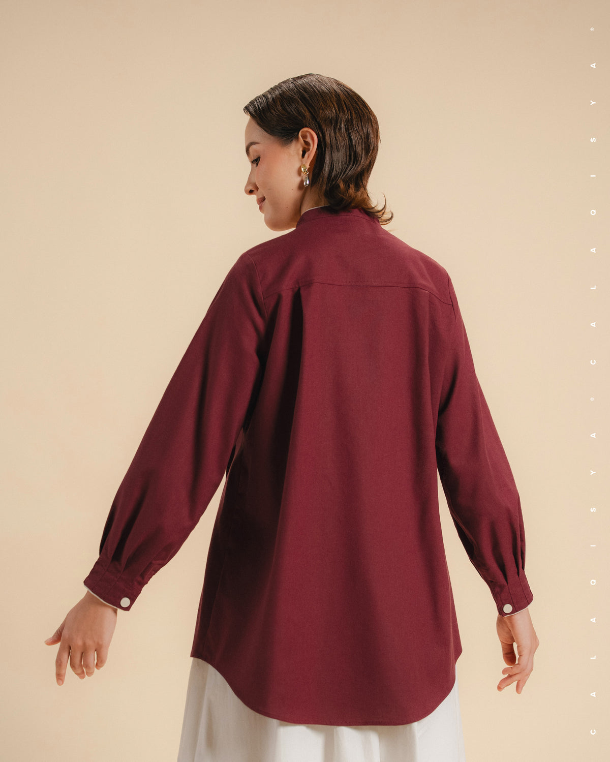 MORA PINTUCK TOP 2.0 IN RIO RED