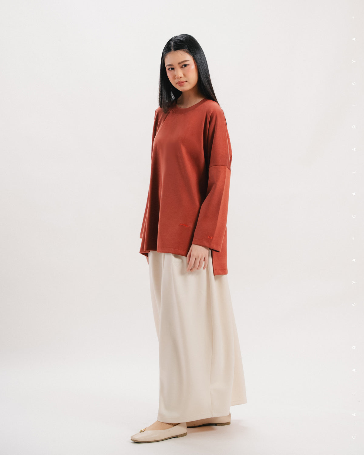 BREATHE RUSH SHIRT IN ROASTED RUSSET
