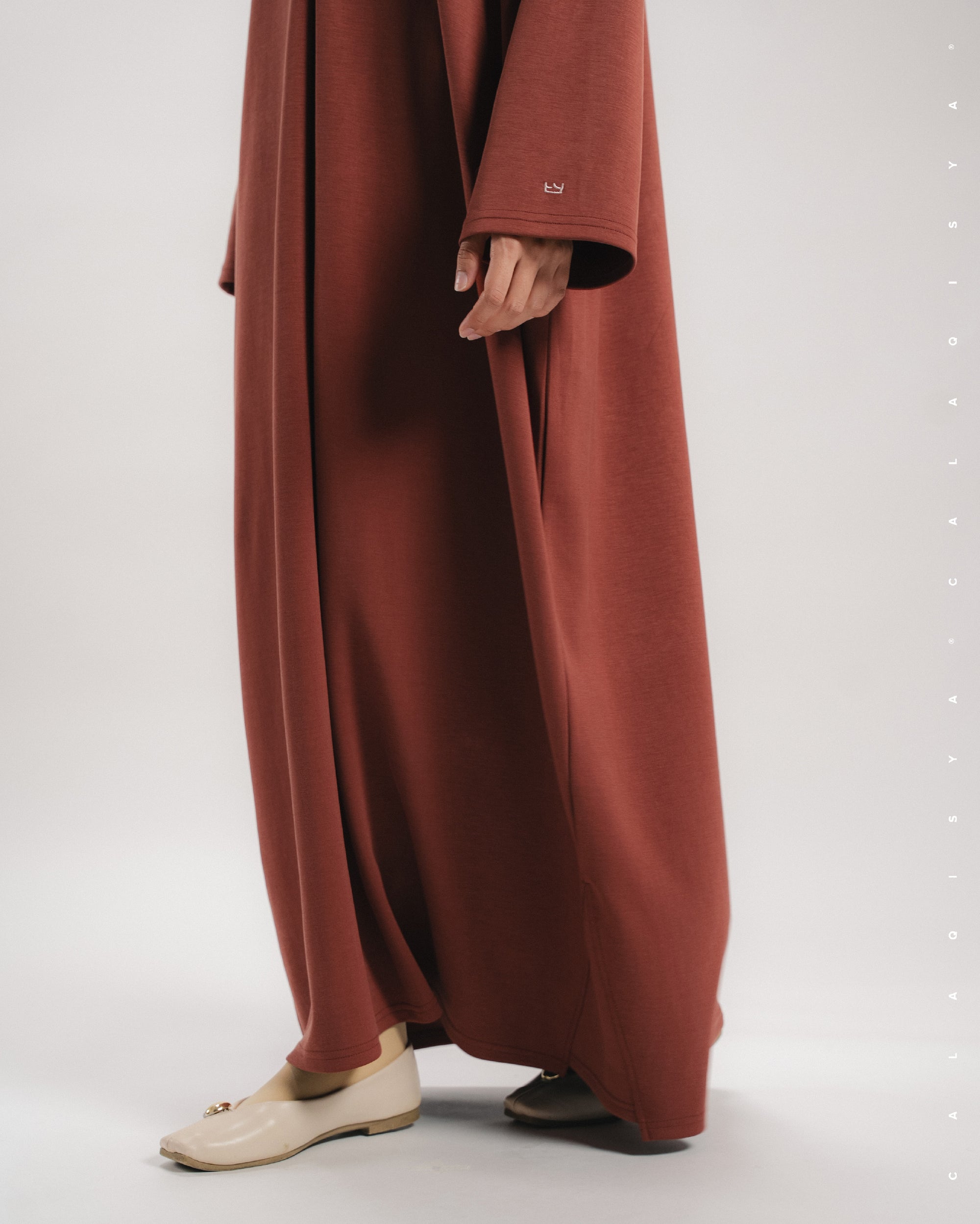 BREATHE RUSH DRESS IN ROASTED RUSSET