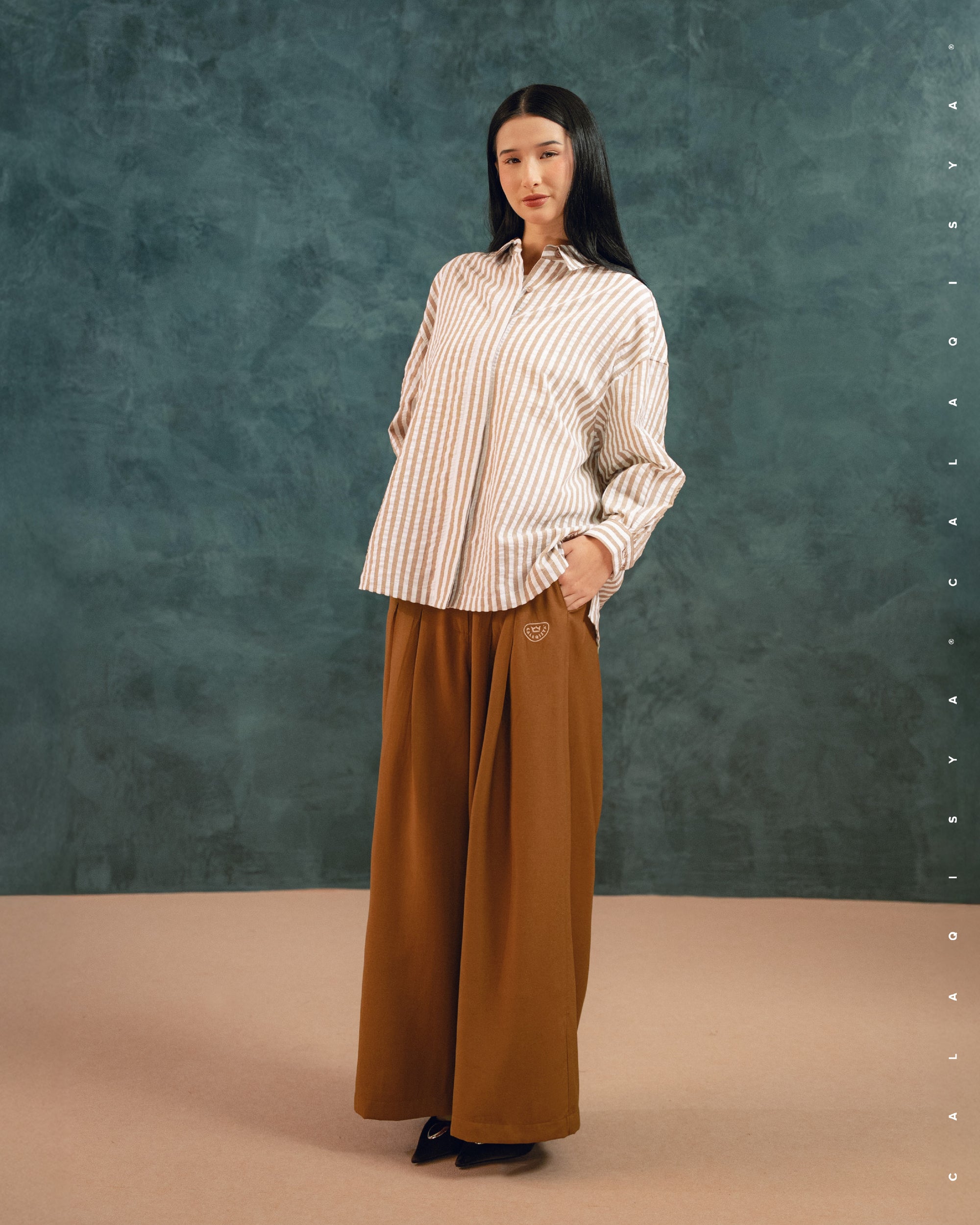 RAINFALL PANTS IN RUSTIC BROWN