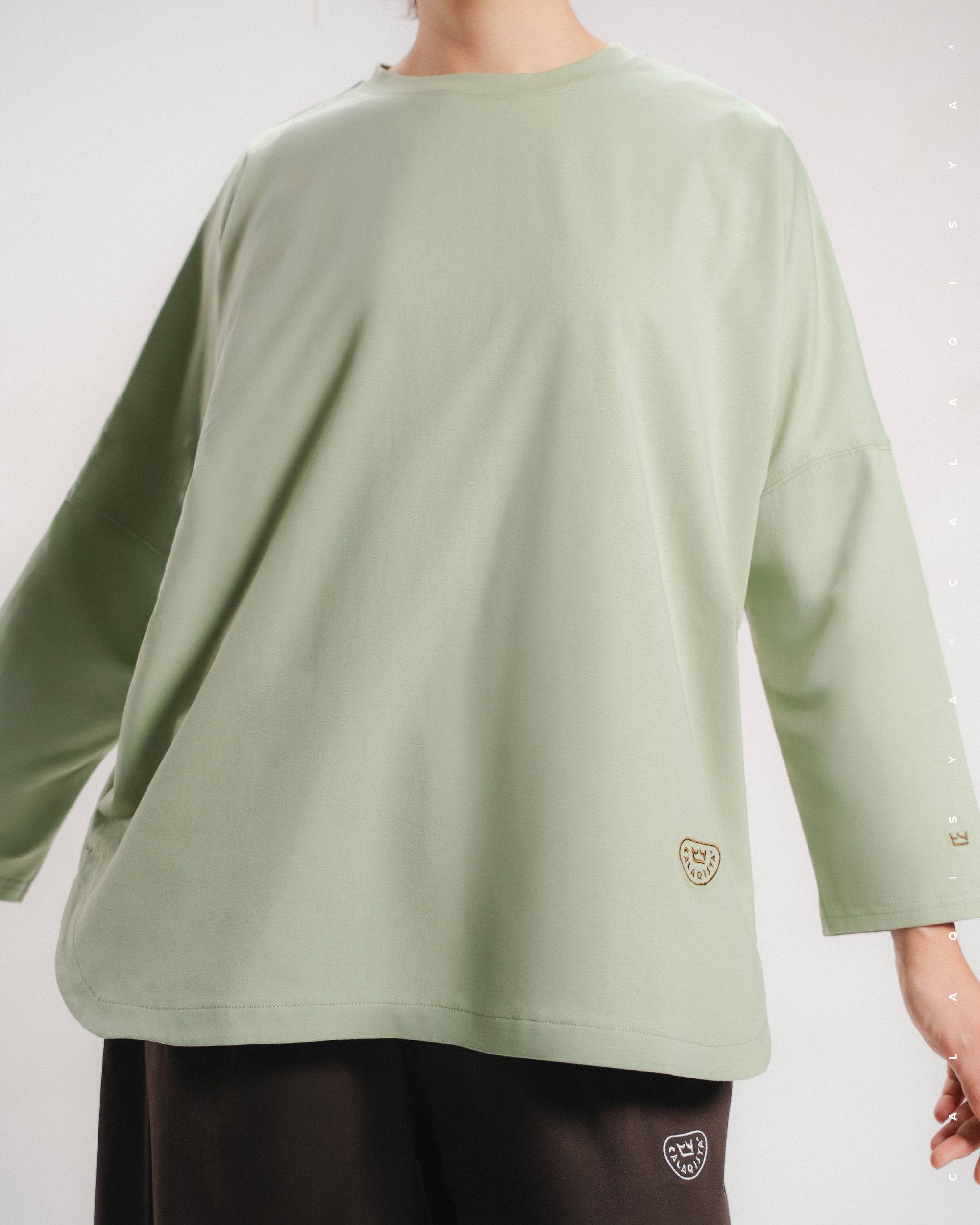 CLOUD SHIRT IN SEAFOAM GREEN