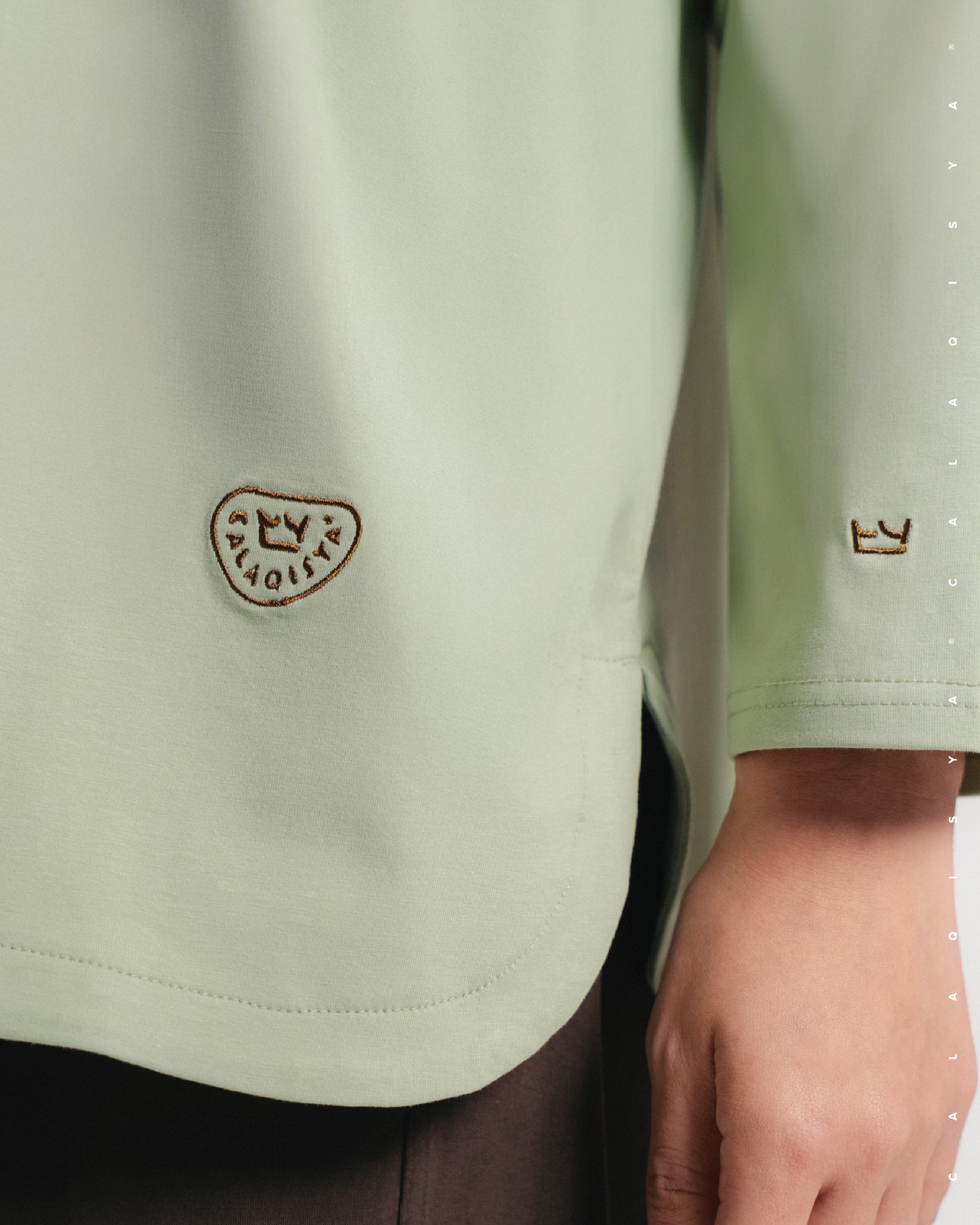 CLOUD SHIRT IN SEAFOAM GREEN